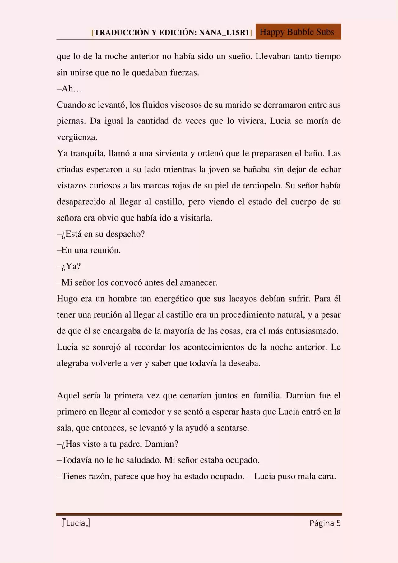 Lucia (Novela) - Capítulo 35 - Página 5 - LectorTMOo