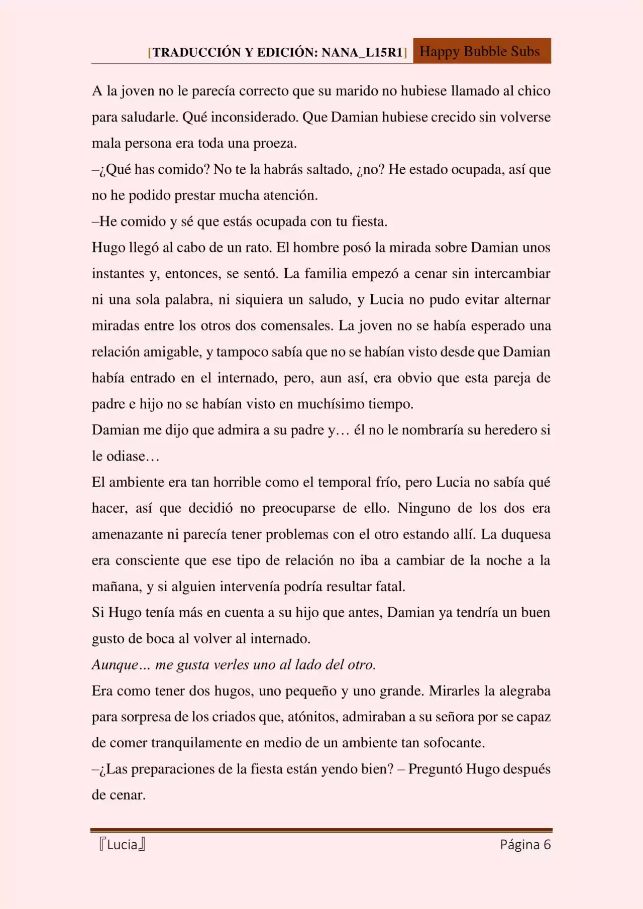 Lucia (Novela) - Capítulo 35 - Página 6 - LectorTMOo