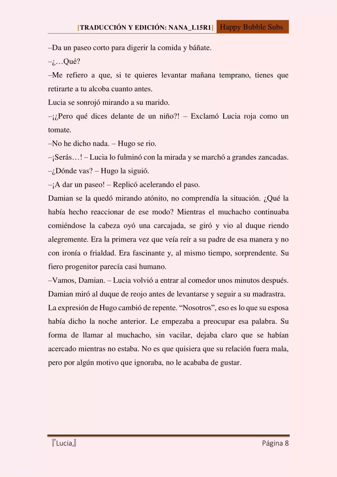 Lucia (Novela) - Capítulo 35 - Página 8 - LectorTMOo
