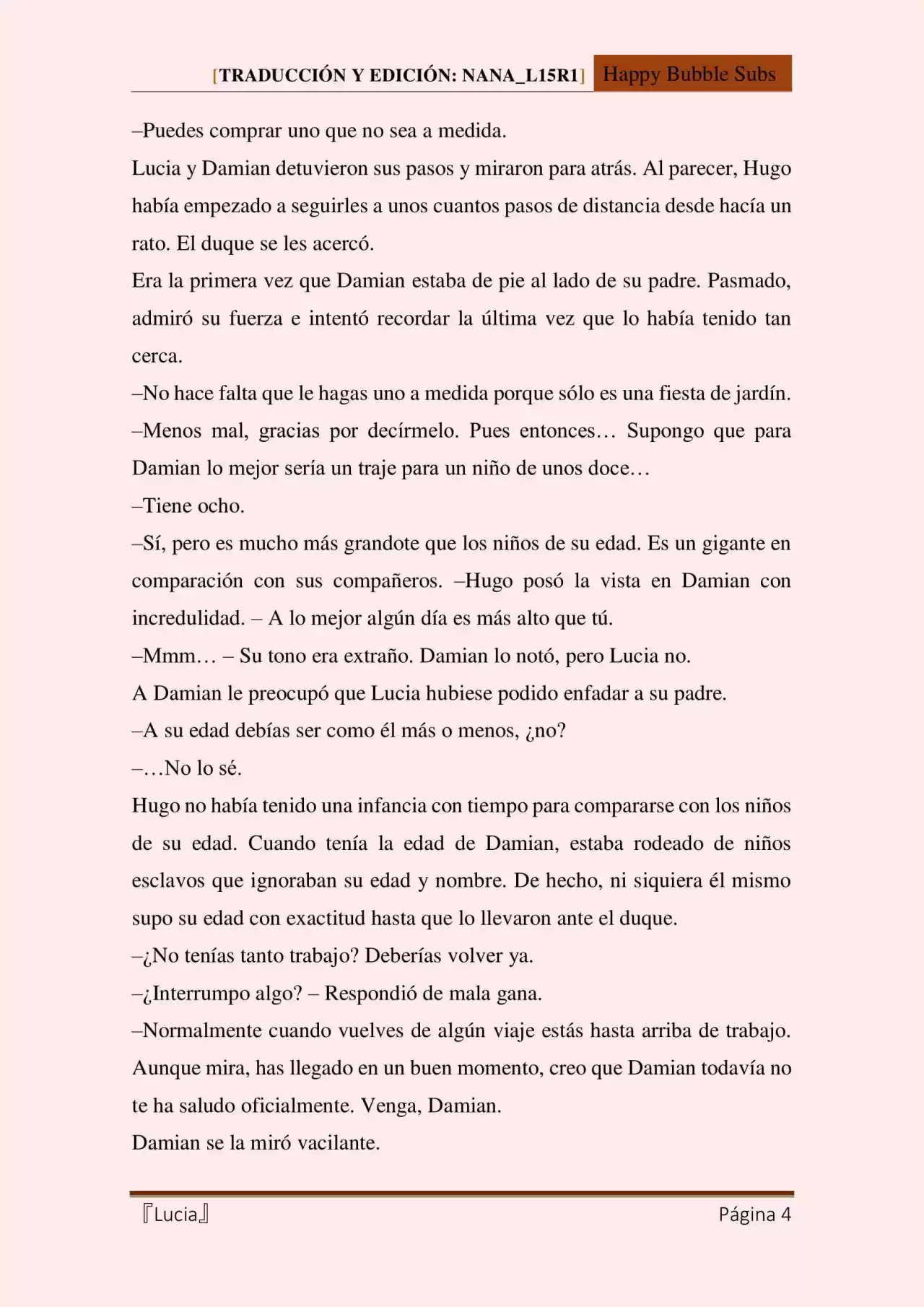 Lucia (Novela) - Capítulo 36 - Página 4 - LectorTMOo