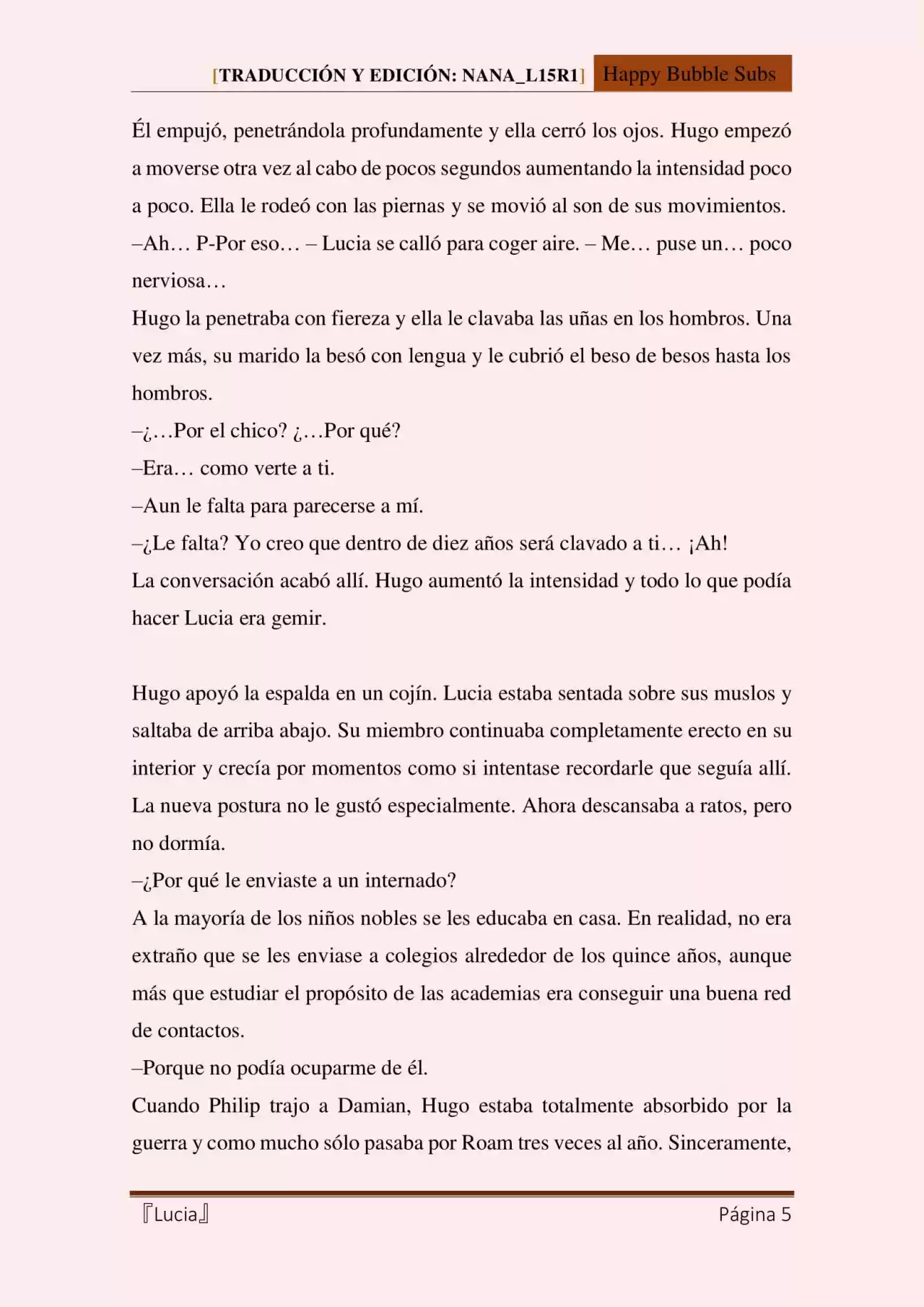 Lucia (Novela) - Capítulo 37 - Página 5 - LectorTMOo