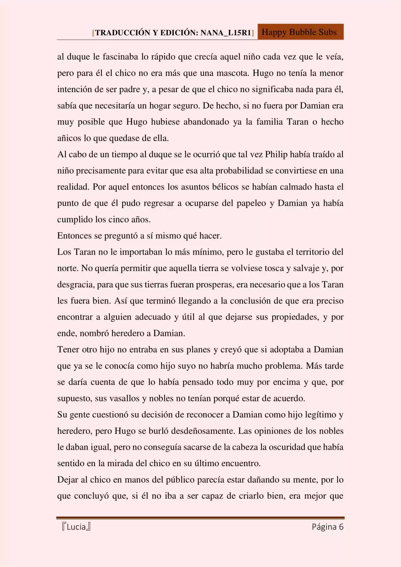 Lucia (Novela) - Capítulo 37 - Página 6 - LectorTMOo
