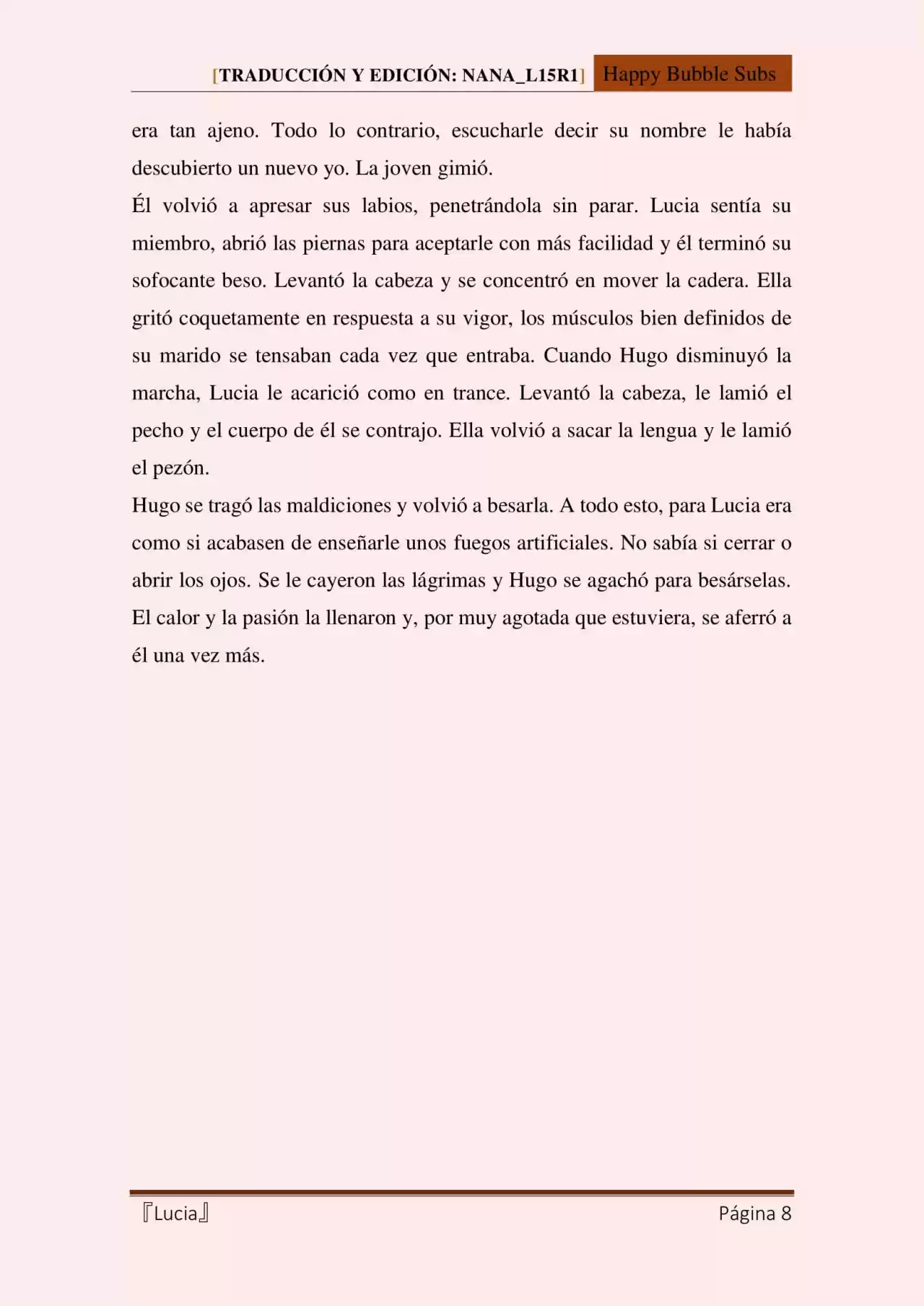 Lucia (Novela) - Capítulo 37 - Página 8 - LectorTMOo