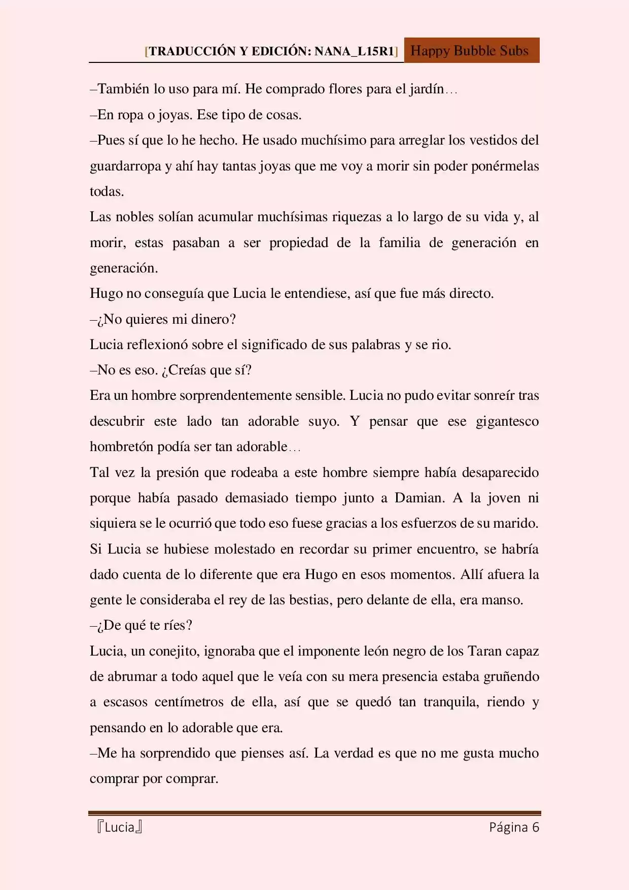 Lucia (Novela) - Capítulo 38 - Página 6 - LectorTMOo