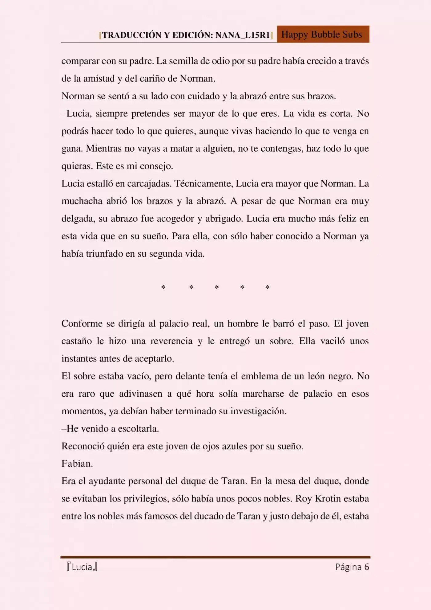 Lucia (Novela) - Capítulo 4 - Página 6 - LectorTMOo