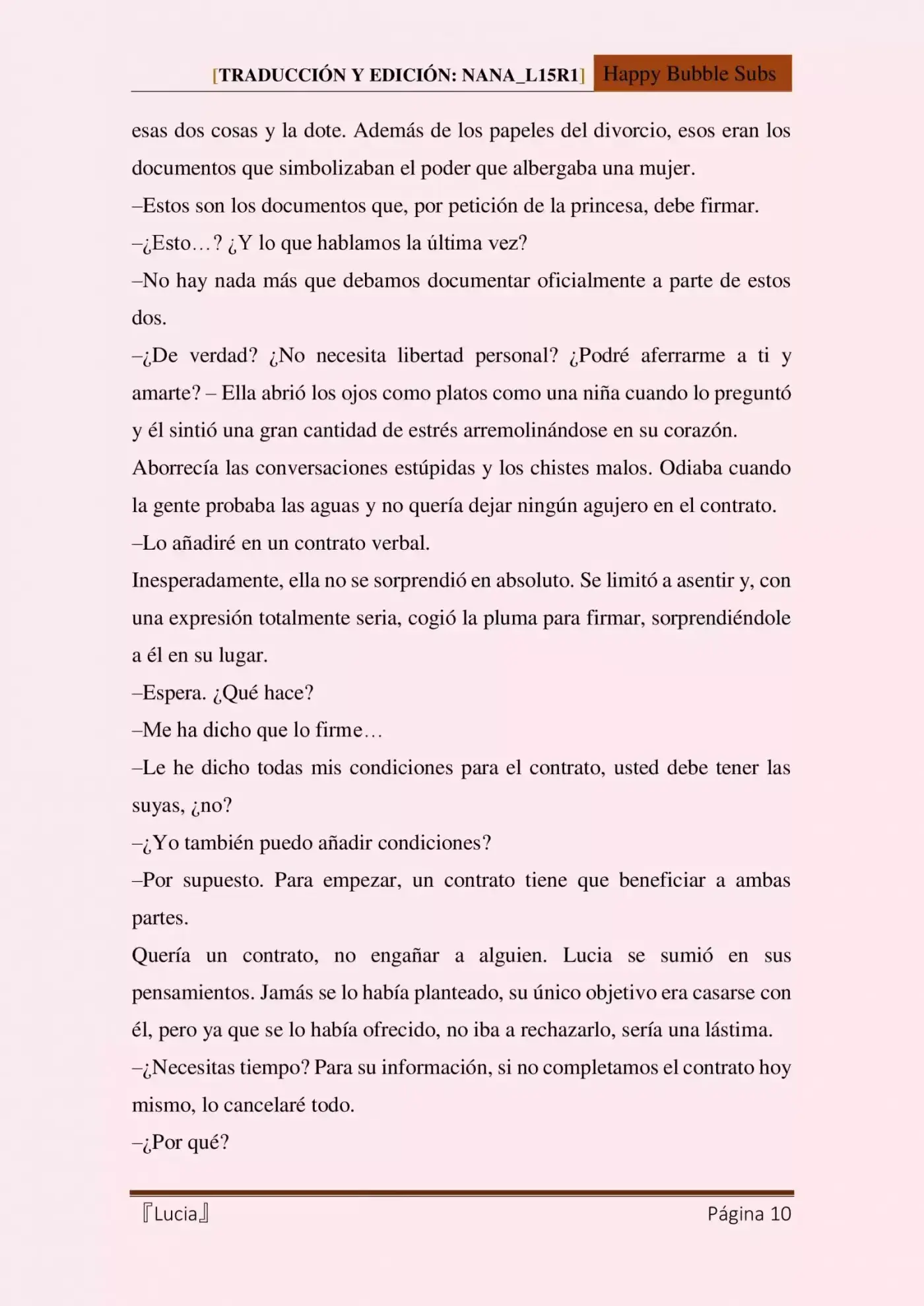Lucia (Novela) - Capítulo 4 - Página 10 - LectorTMOo