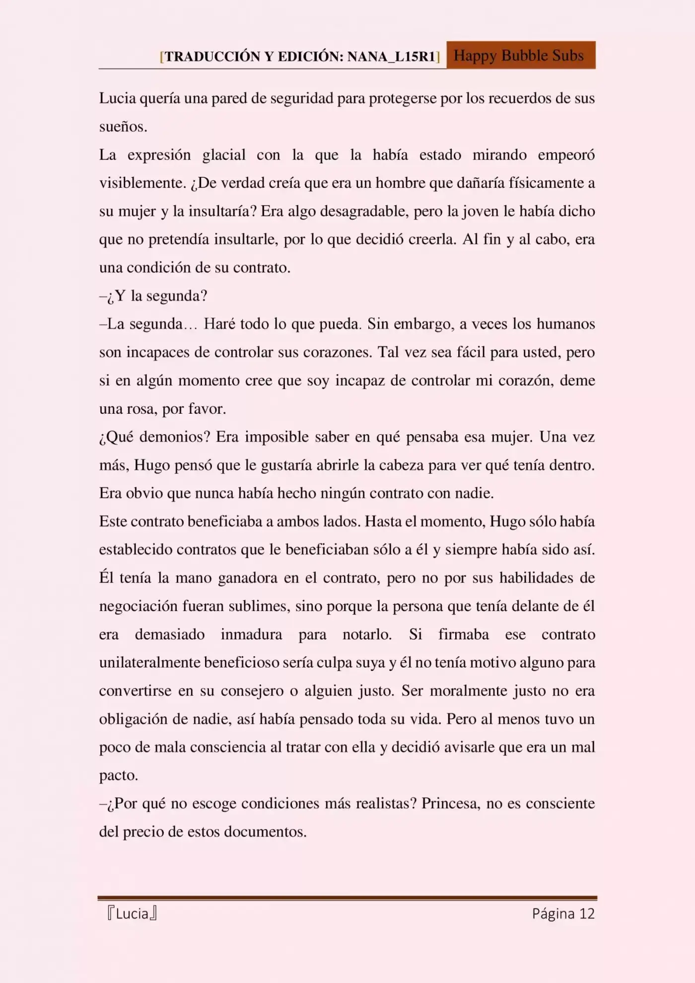 Lucia (Novela) - Capítulo 4 - Página 12 - LectorTMOo