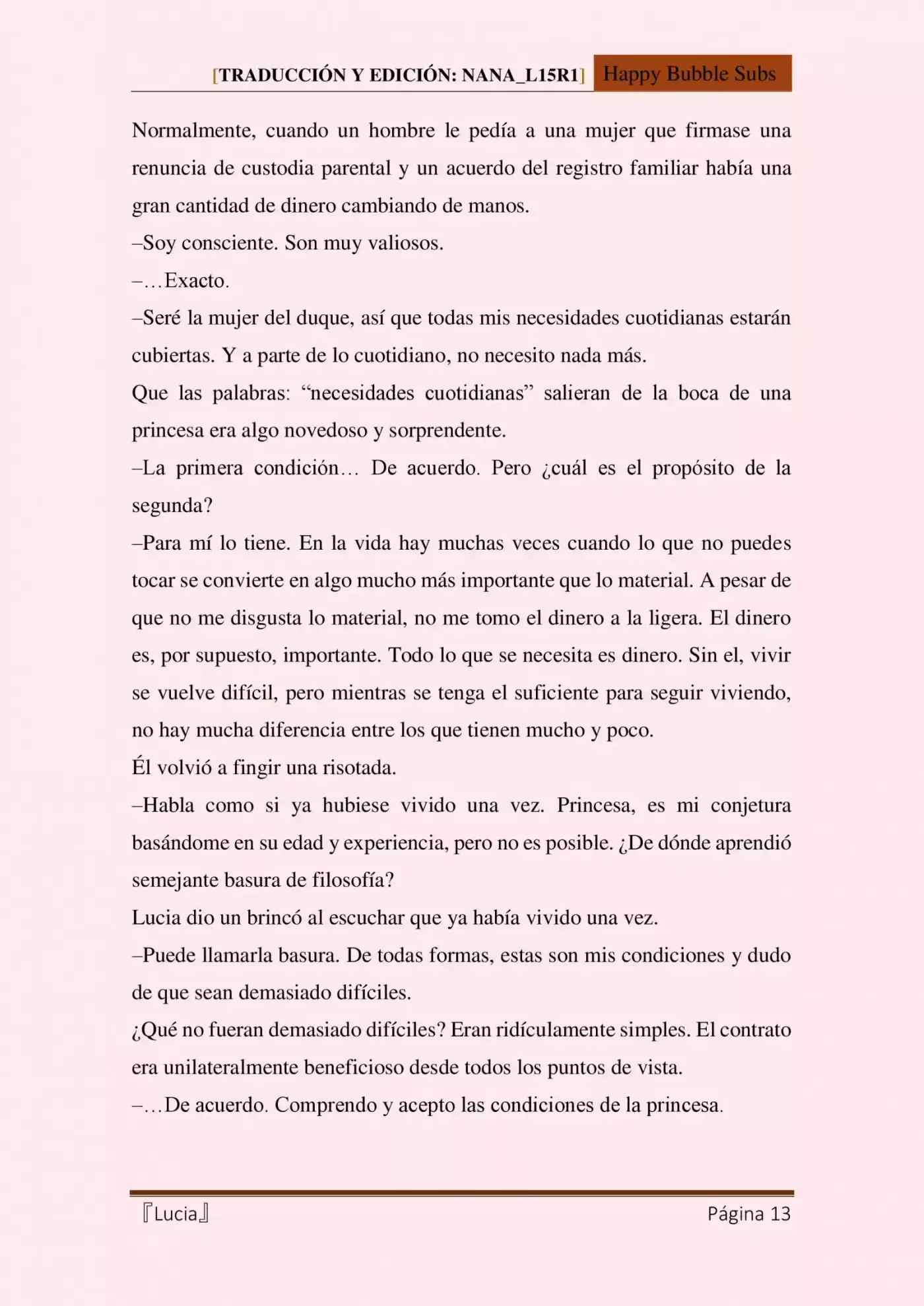 Lucia (Novela) - Capítulo 4 - Página 13 - LectorTMOo