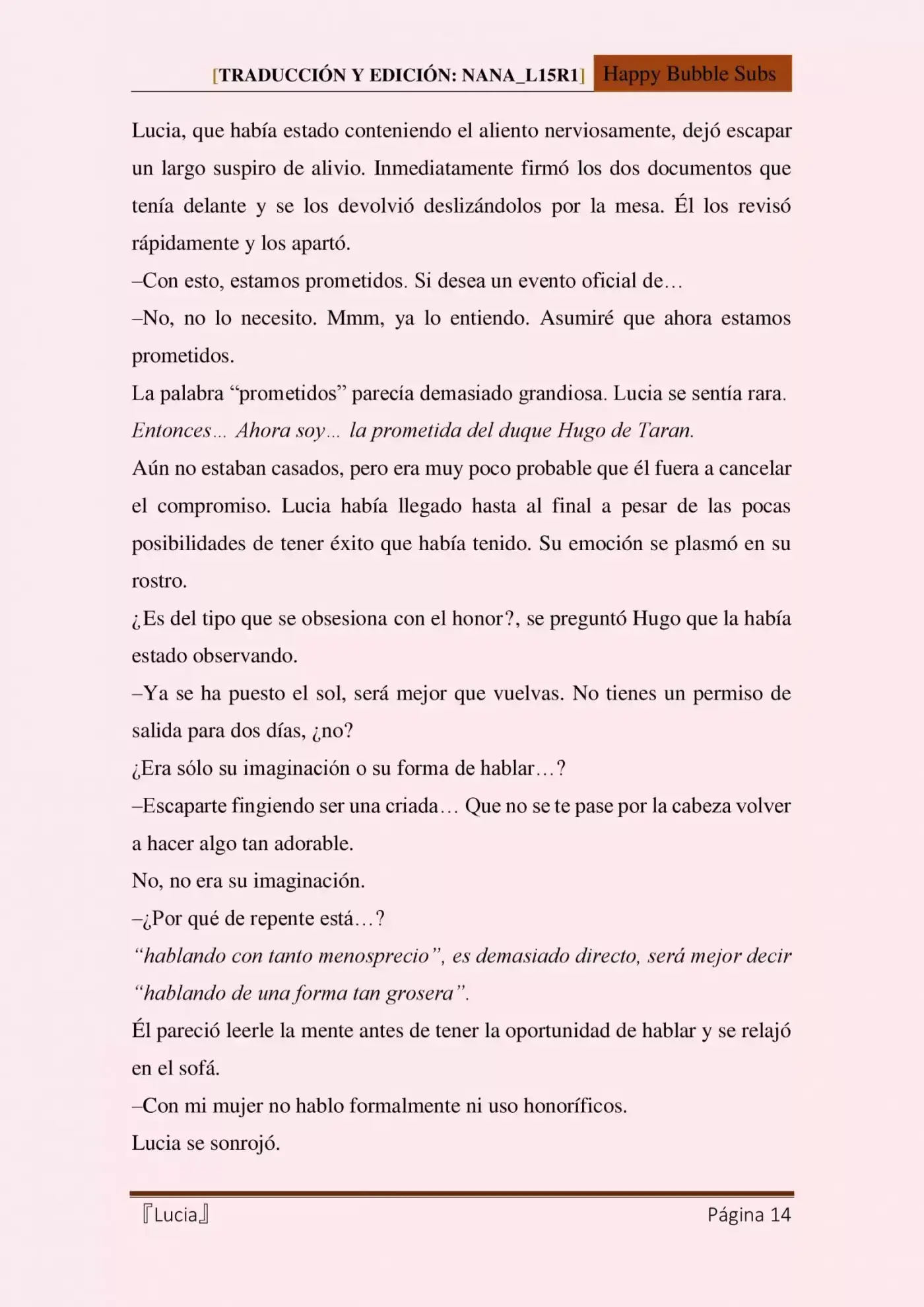 Lucia (Novela) - Capítulo 4 - Página 14 - LectorTMOo