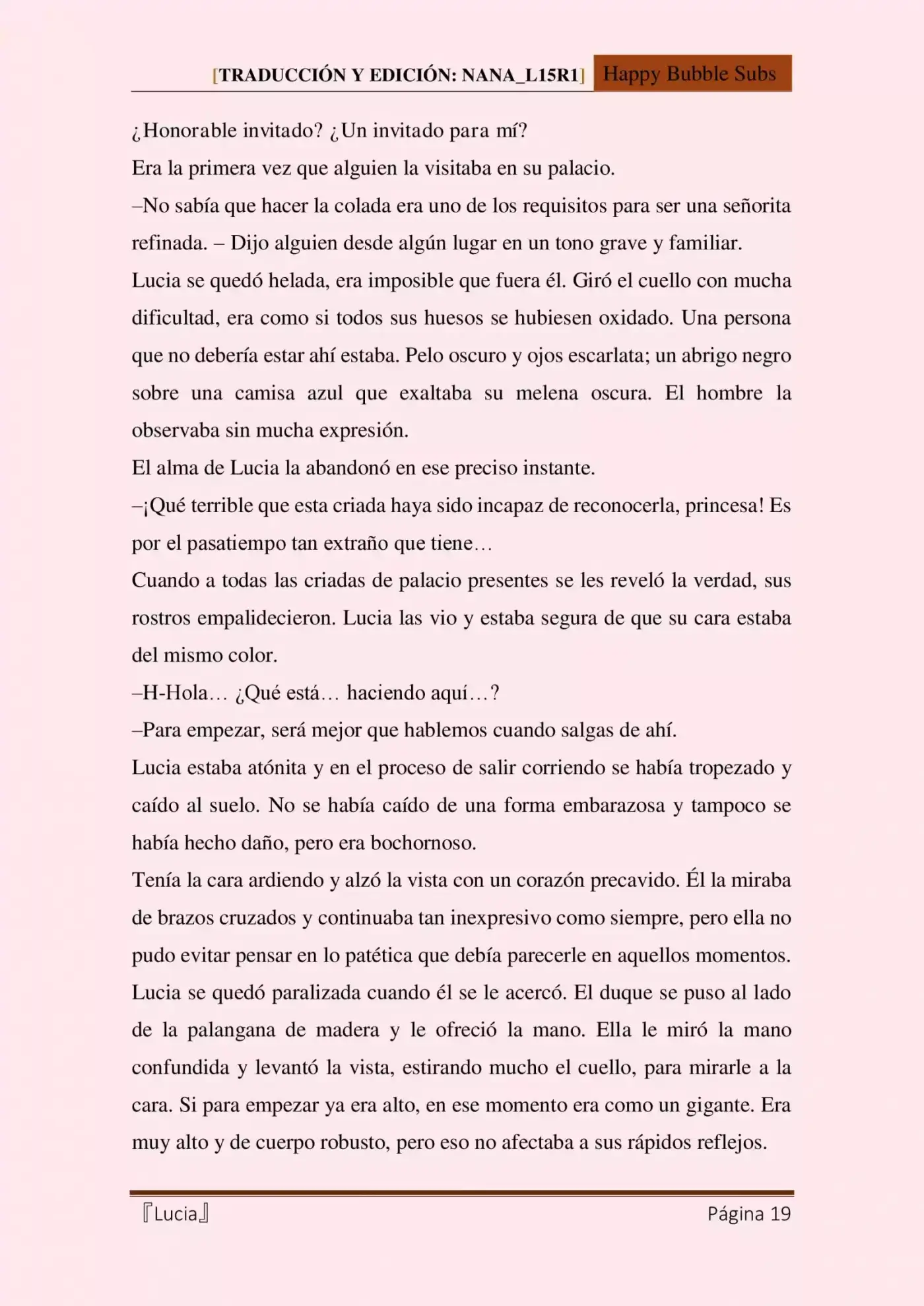 Lucia (Novela) - Capítulo 4 - Página 19 - LectorTMOo