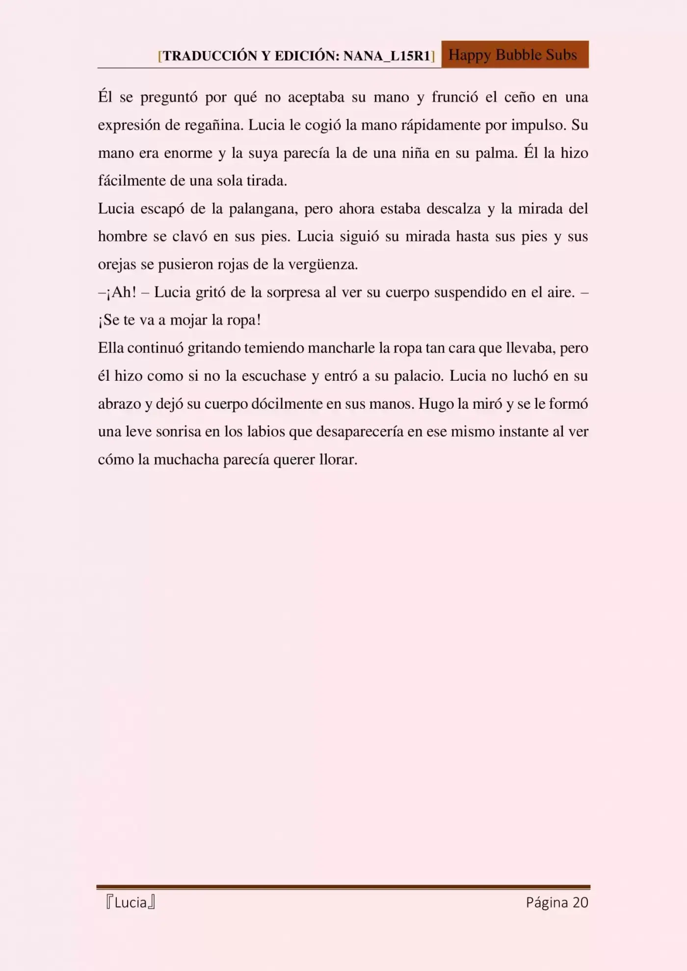 Lucia (Novela) - Capítulo 4 - Página 20 - LectorTMOo