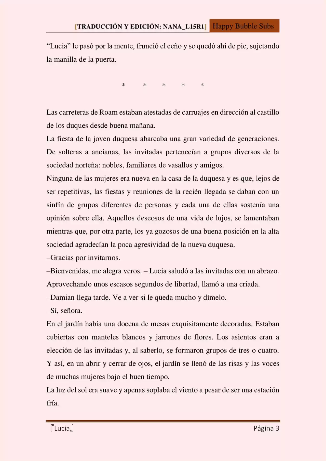 Lucia (Novela) - Capítulo 40 - Página 3 - LectorTMOo