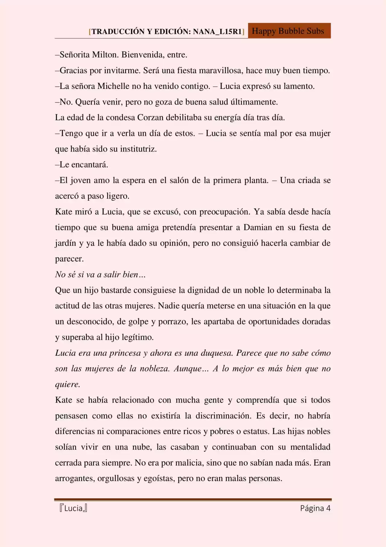 Lucia (Novela) - Capítulo 40 - Página 4 - LectorTMOo