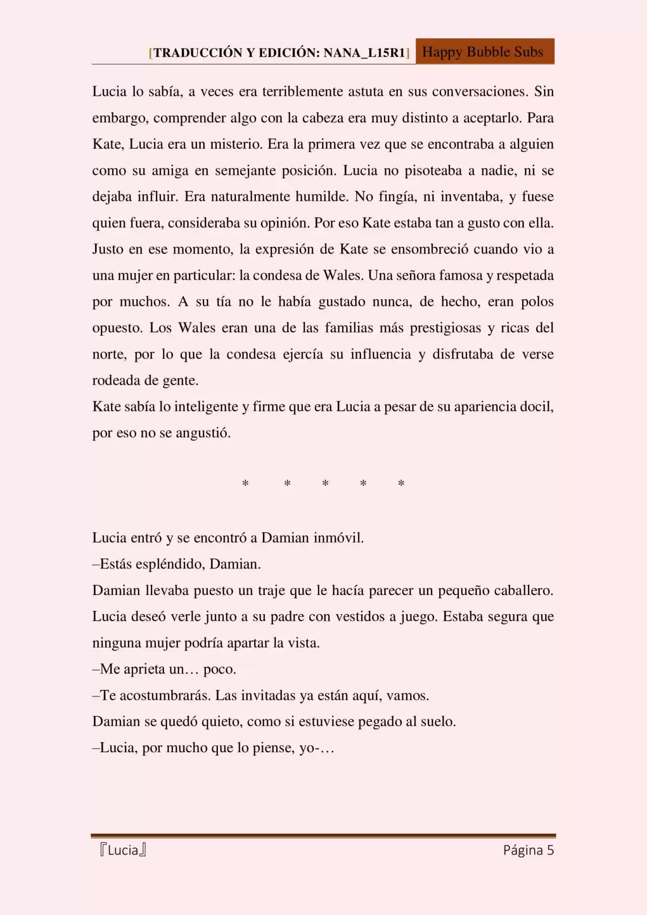 Lucia (Novela) - Capítulo 40 - Página 5 - LectorTMOo