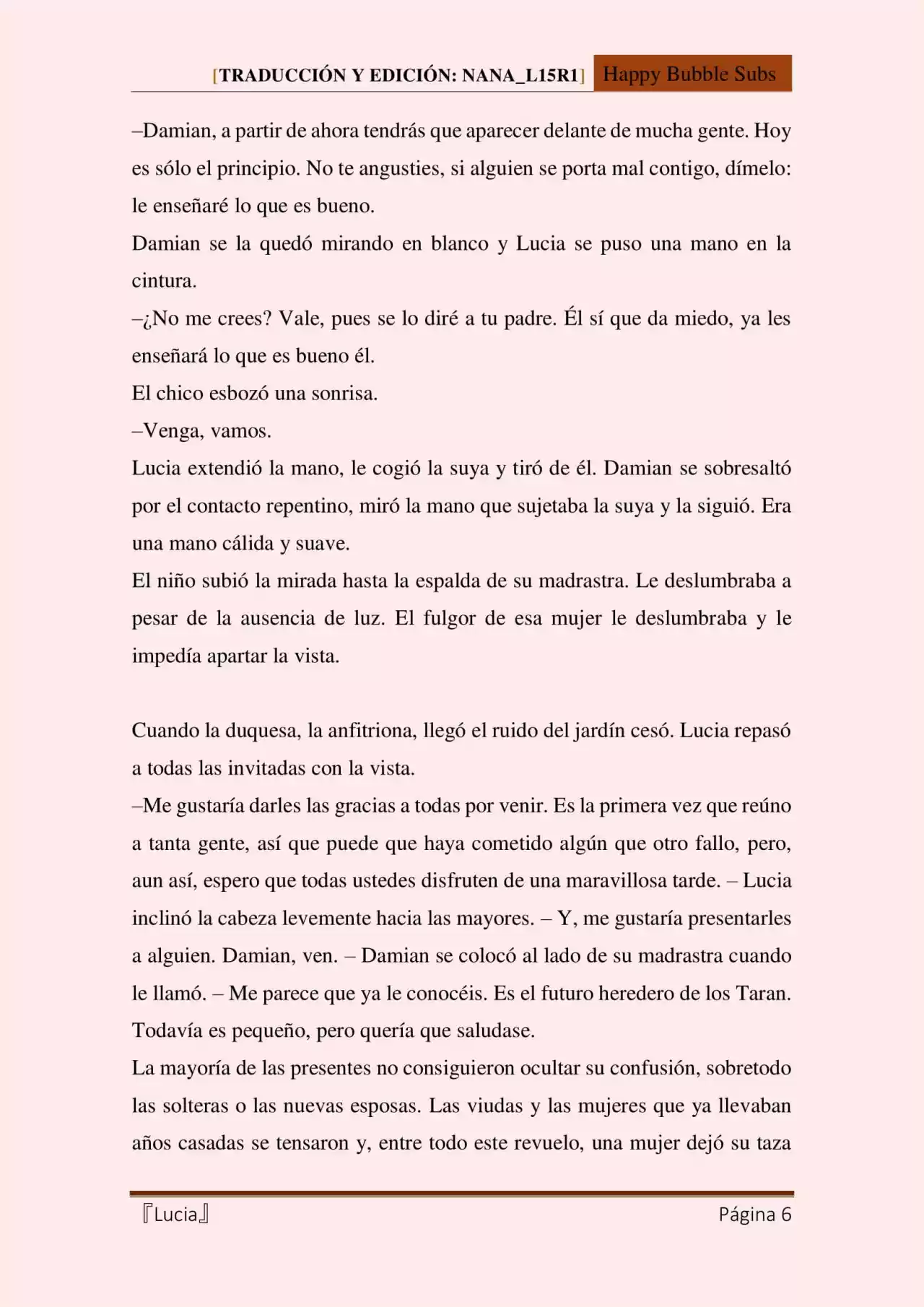 Lucia (Novela) - Capítulo 40 - Página 6 - LectorTMOo