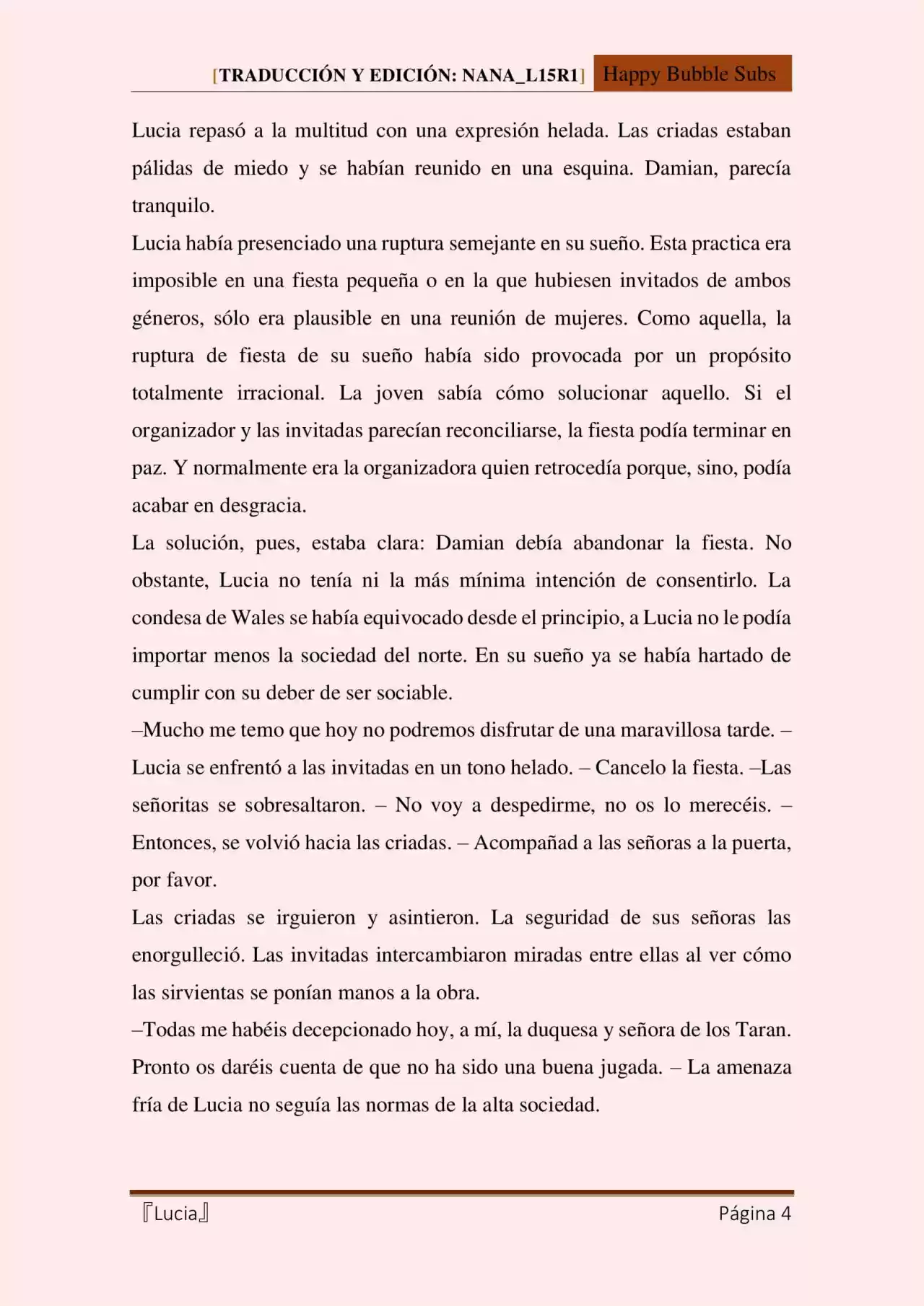 Lucia (Novela) - Capítulo 41 - Página 4 - LectorTMOo