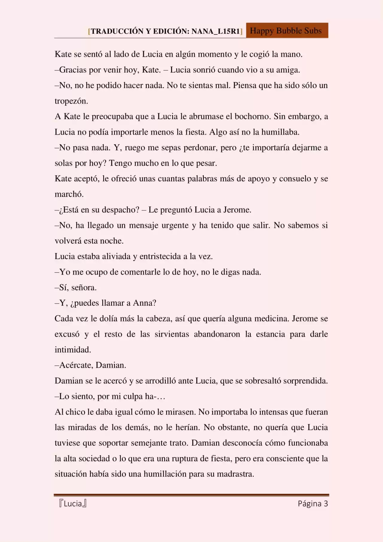 Lucia (Novela) - Capítulo 42 - Página 3 - LectorTMOo