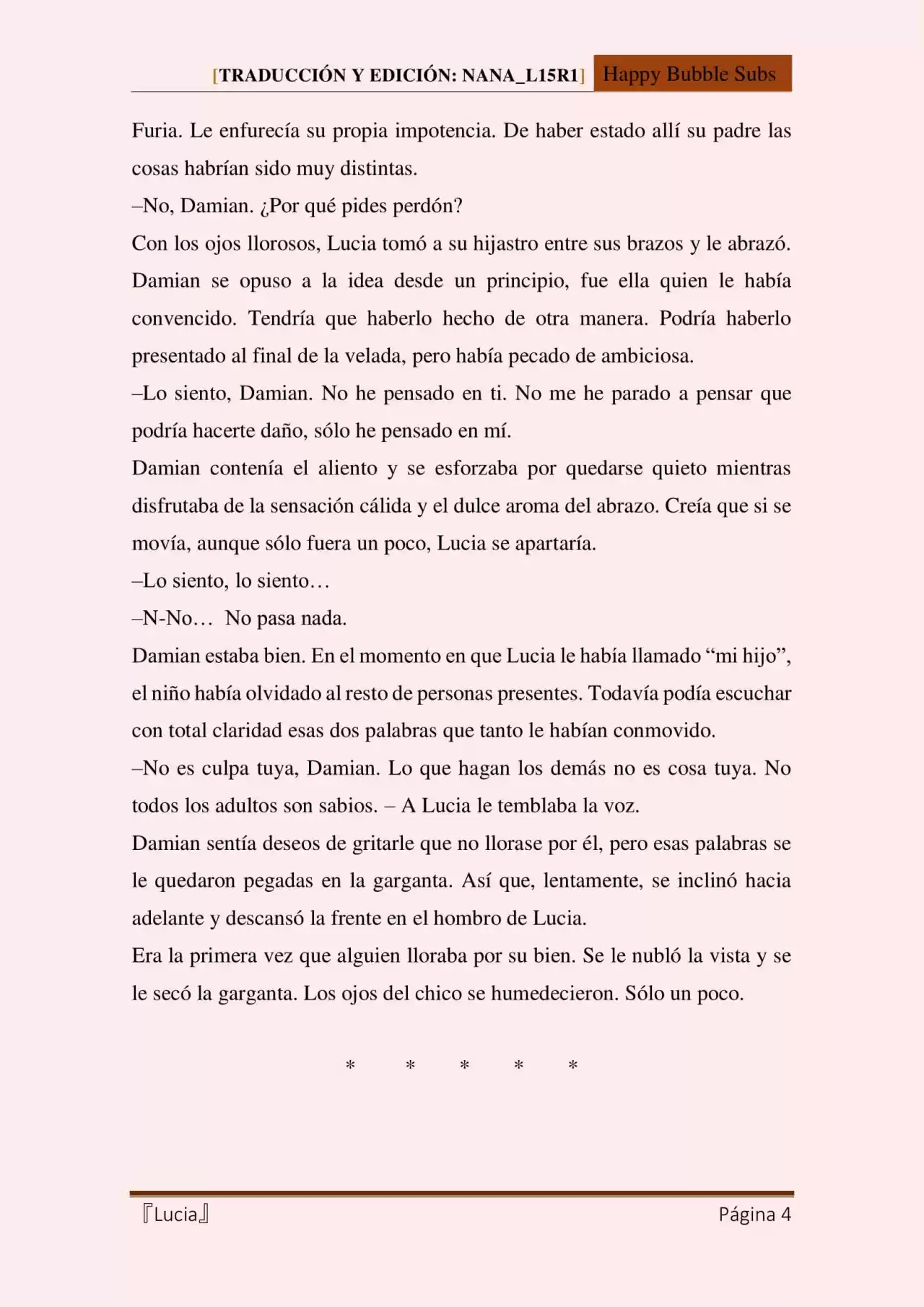 Lucia (Novela) - Capítulo 42 - Página 4 - LectorTMOo