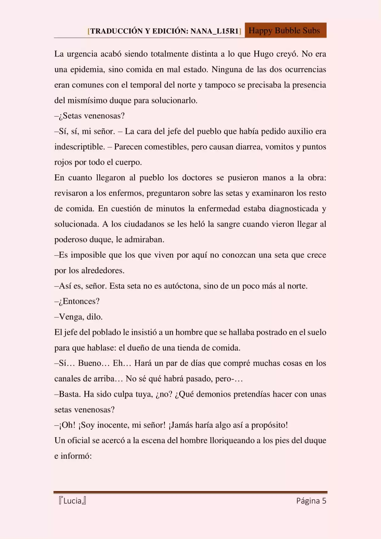 Lucia (Novela) - Capítulo 42 - Página 5 - LectorTMOo