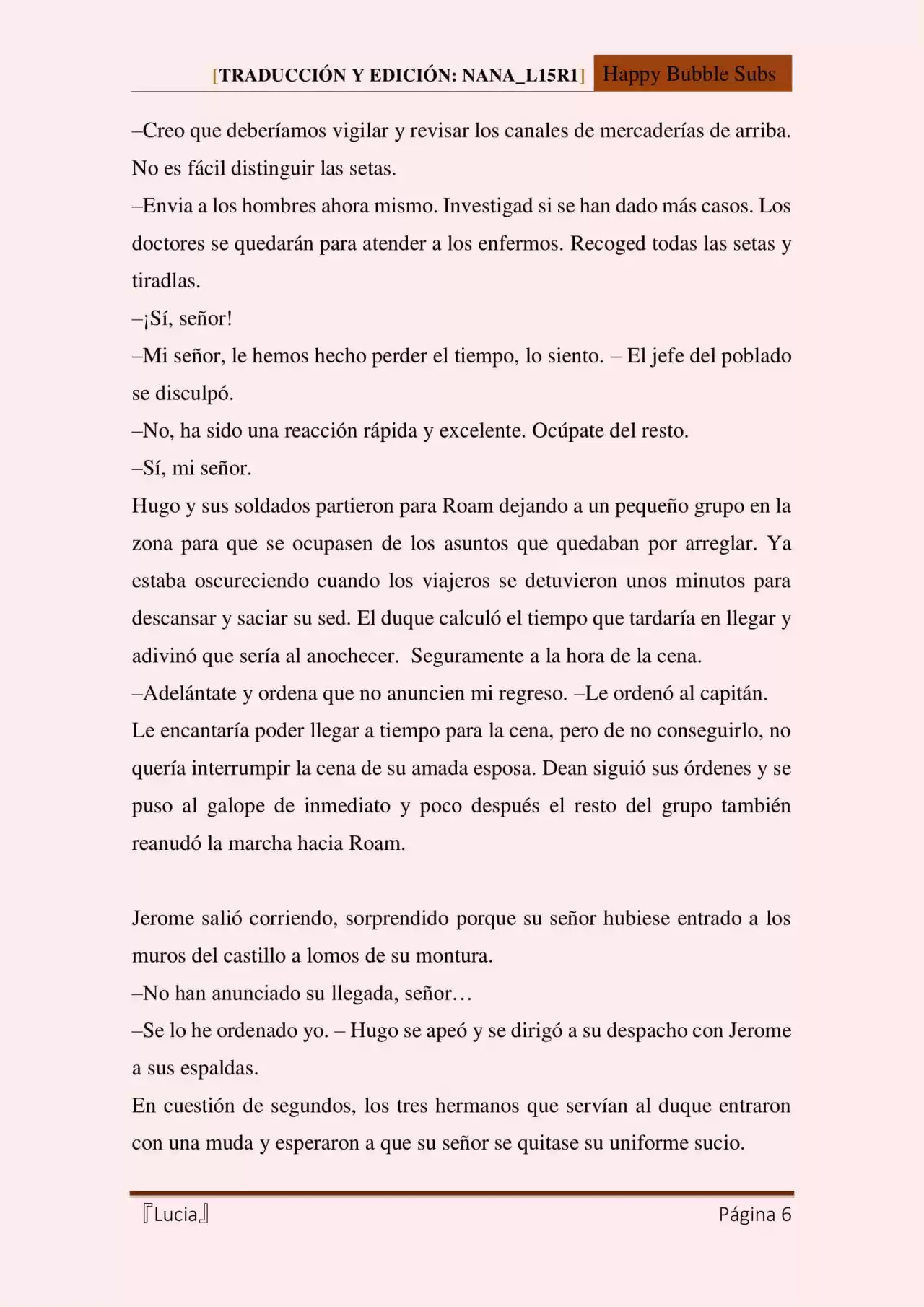 Lucia (Novela) - Capítulo 42 - Página 6 - LectorTMOo