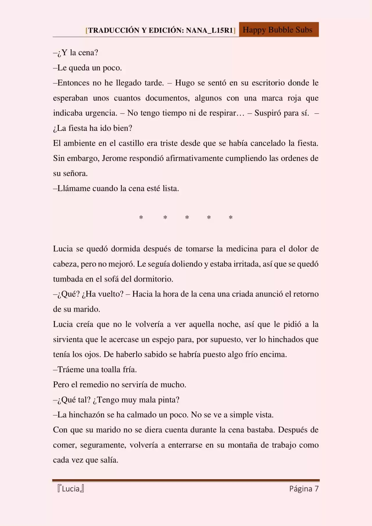 Lucia (Novela) - Capítulo 42 - Página 7 - LectorTMOo