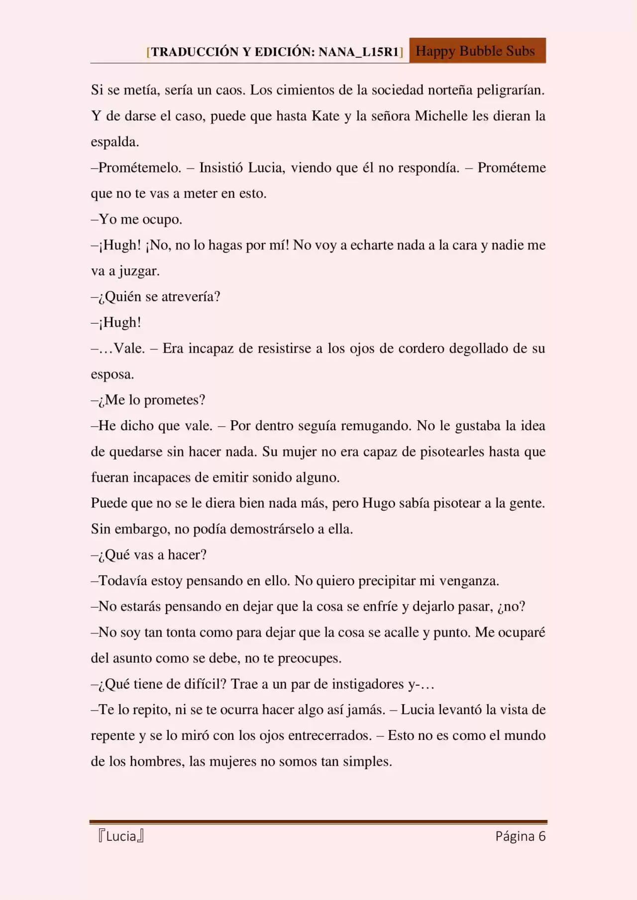 Lucia (Novela) - Capítulo 43 - Página 6 - LectorTMOo