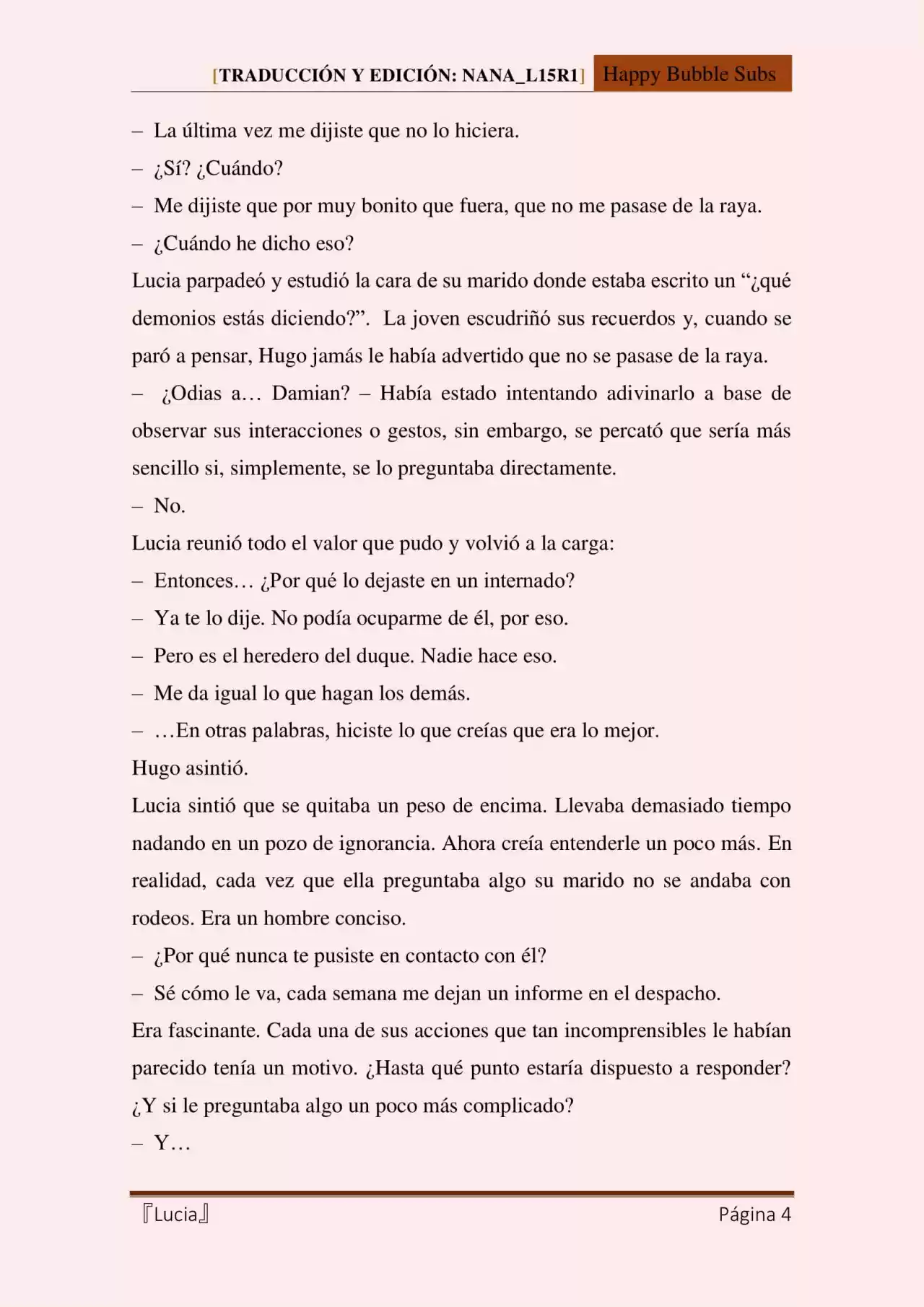 Lucia (Novela) - Capítulo 44 - Página 4 - LectorTMOo