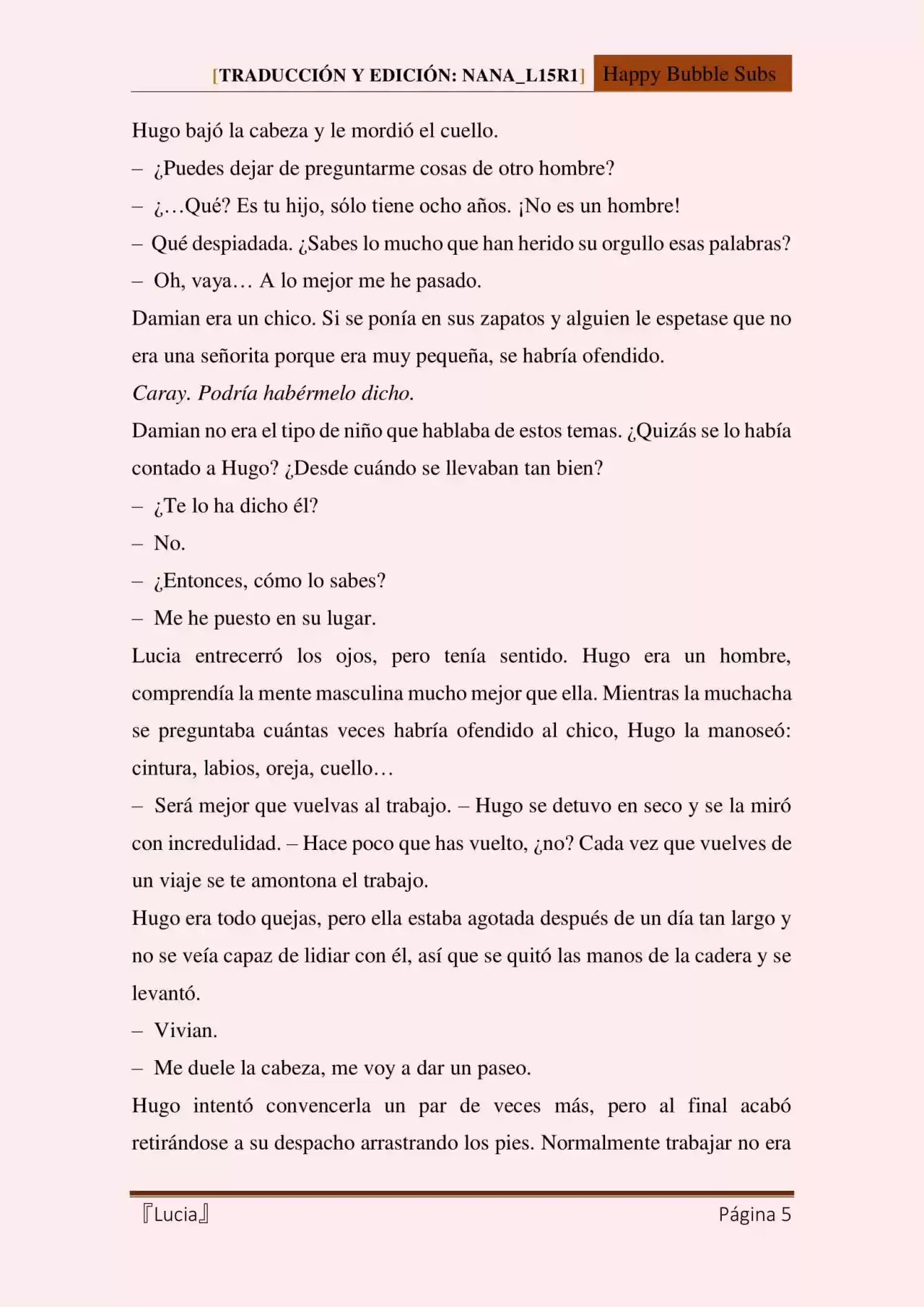 Lucia (Novela) - Capítulo 44 - Página 5 - LectorTMOo