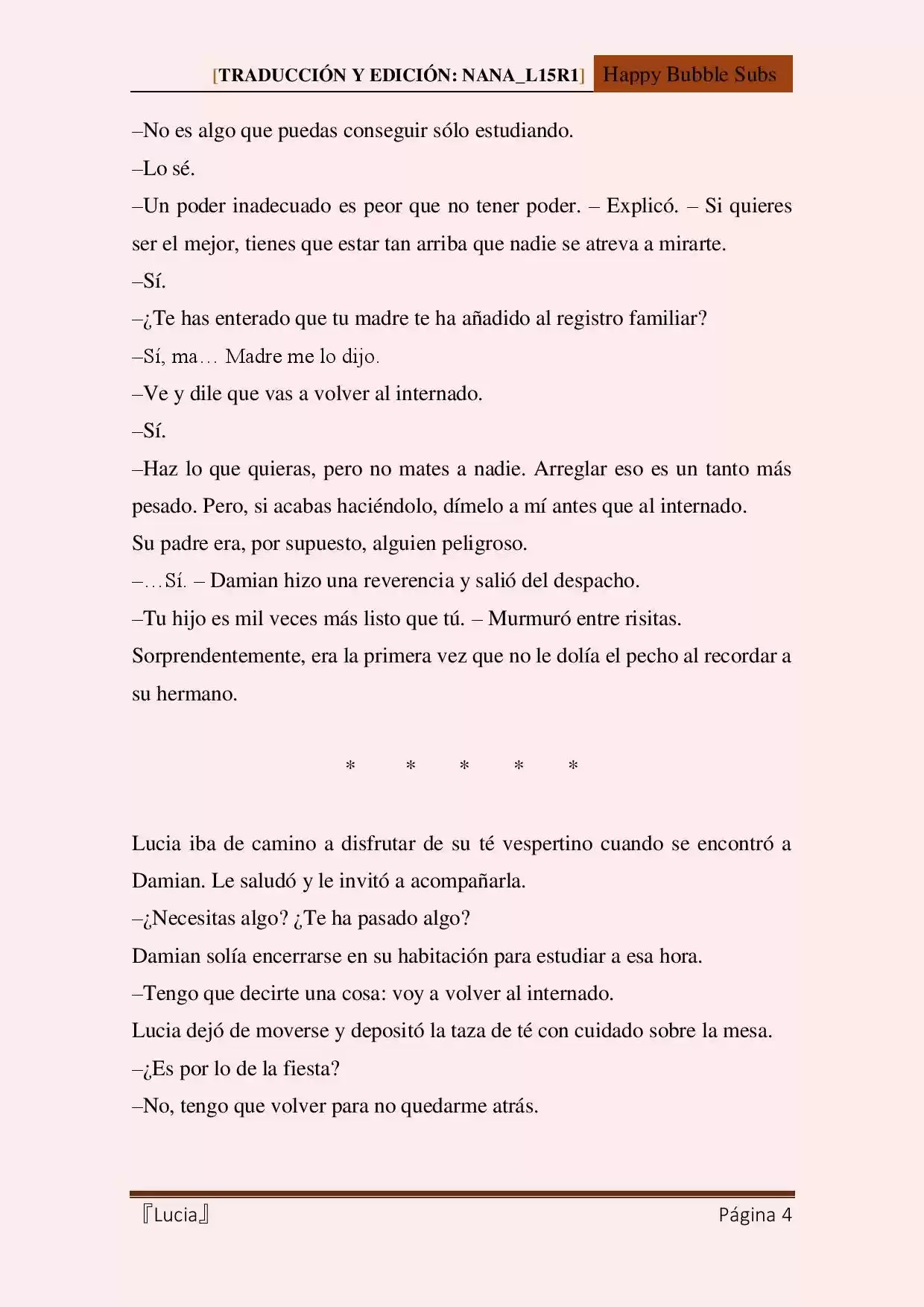 Lucia (Novela) - Capítulo 45 - Página 4 - LectorTMOo