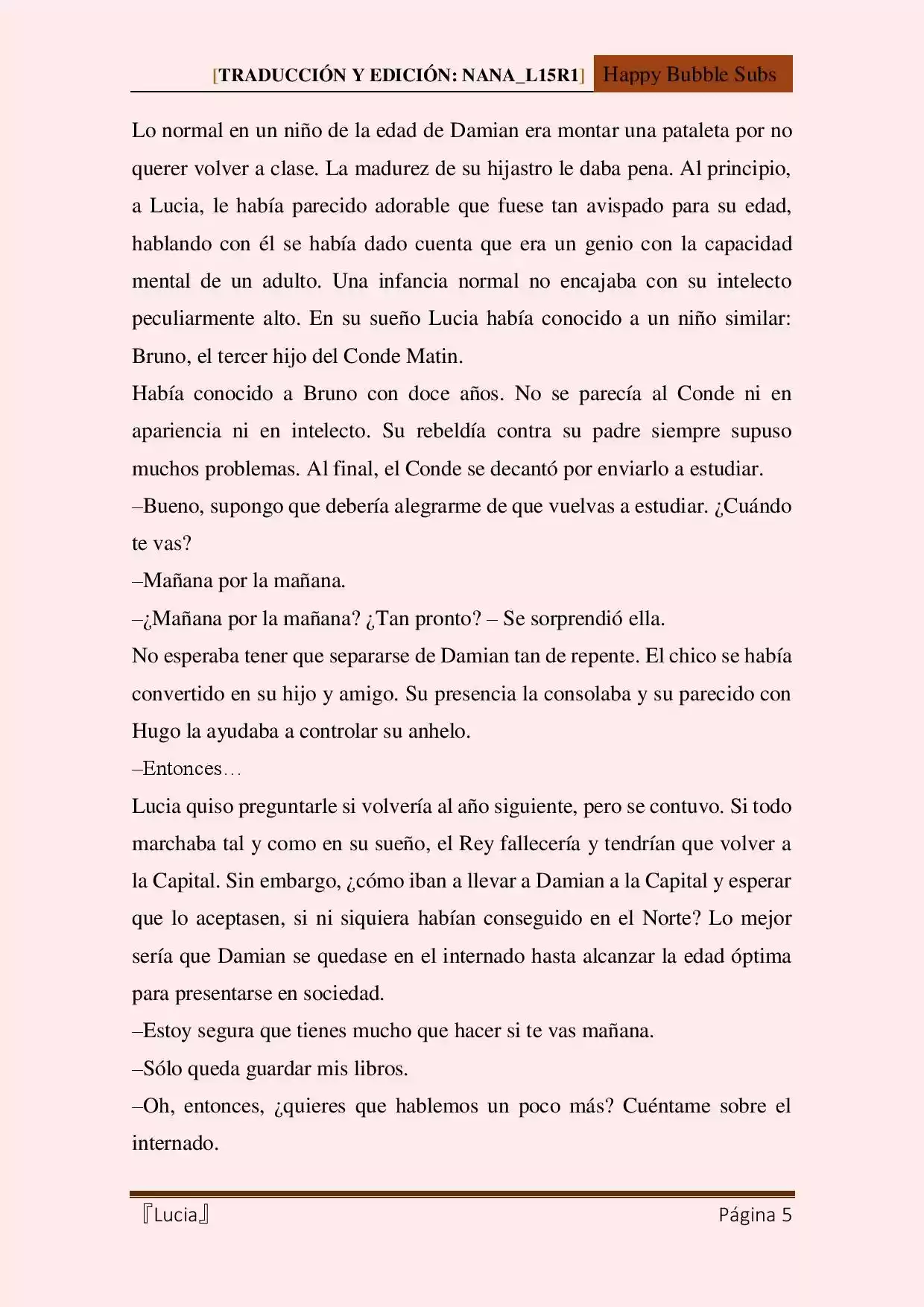 Lucia (Novela) - Capítulo 45 - Página 5 - LectorTMOo