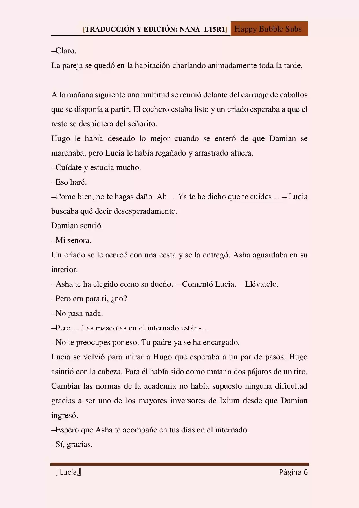 Lucia (Novela) - Capítulo 45 - Página 6 - LectorTMOo