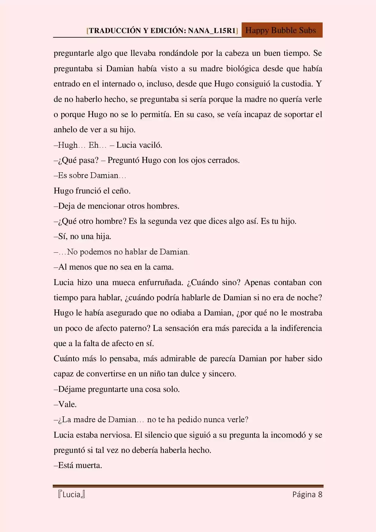 Lucia (Novela) - Capítulo 46 - Página 8 - LectorTMOo