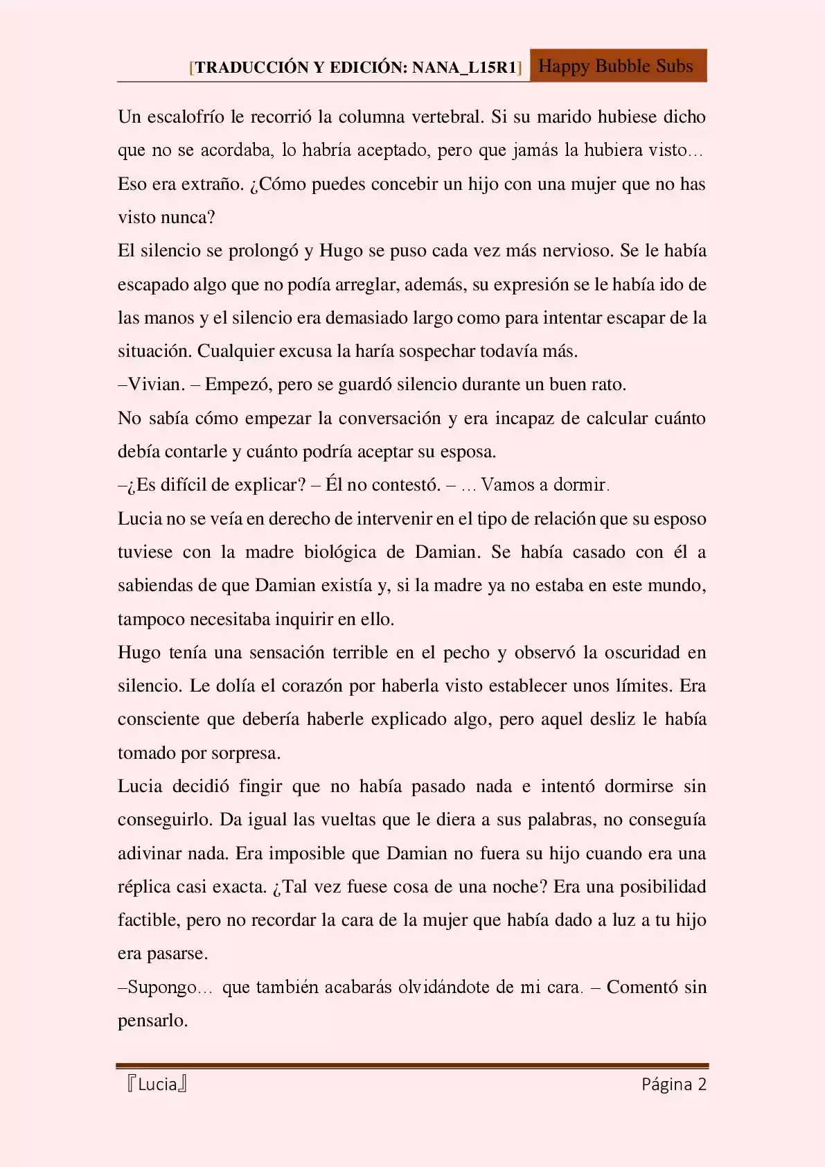 Lucia (Novela) - Capítulo 47 - Página 2 - LectorTMOo