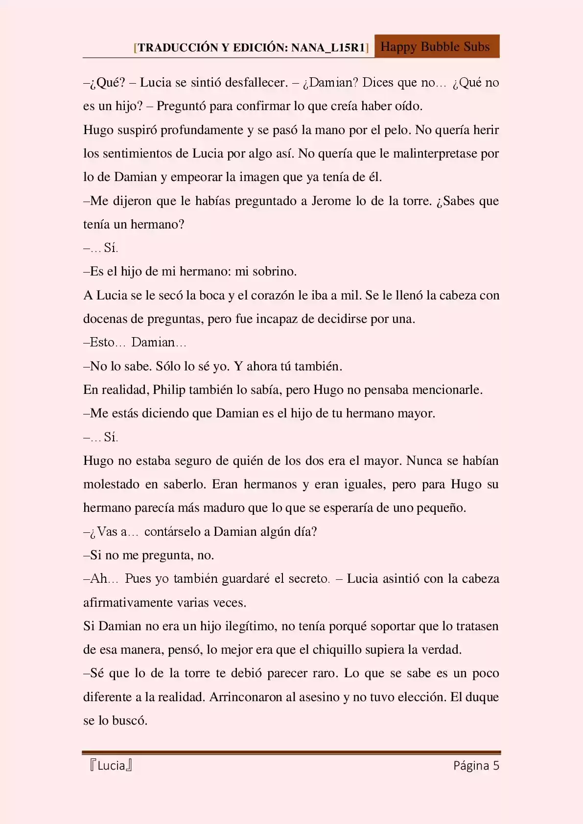 Lucia (Novela) - Capítulo 47 - Página 5 - LectorTMOo