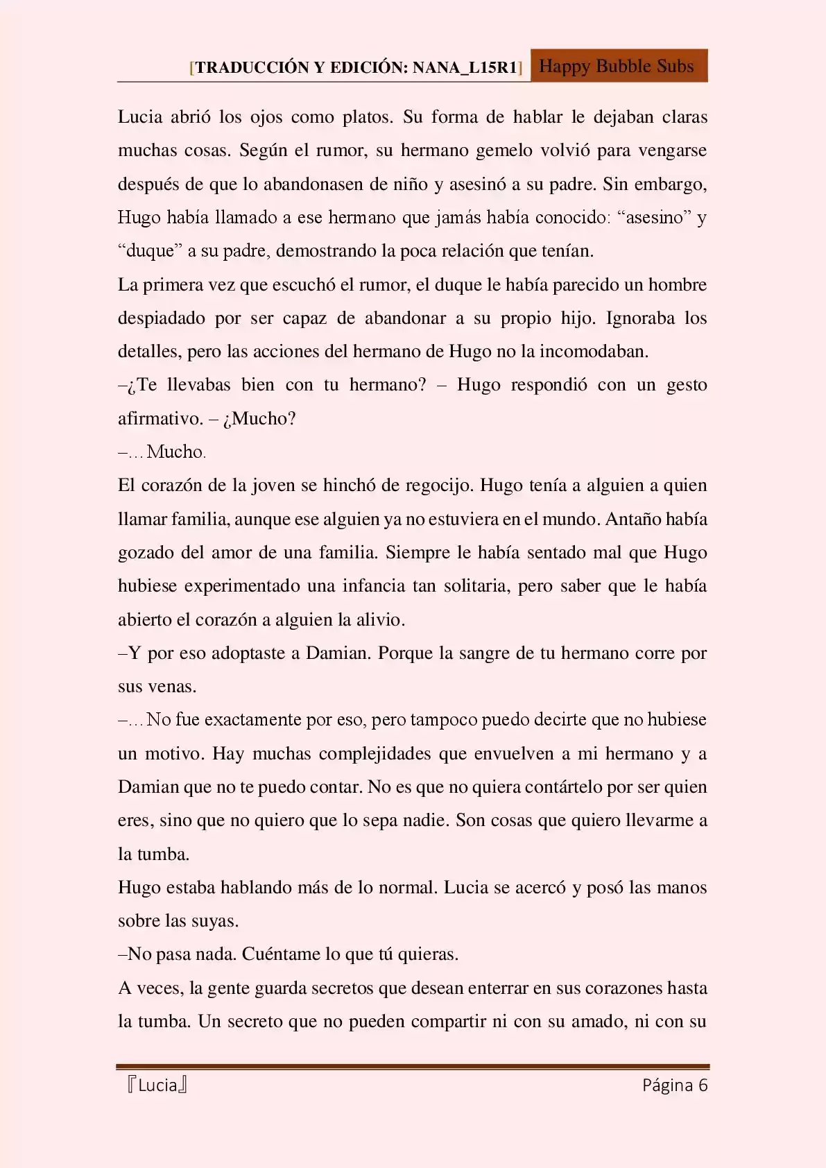 Lucia (Novela) - Capítulo 47 - Página 6 - LectorTMOo