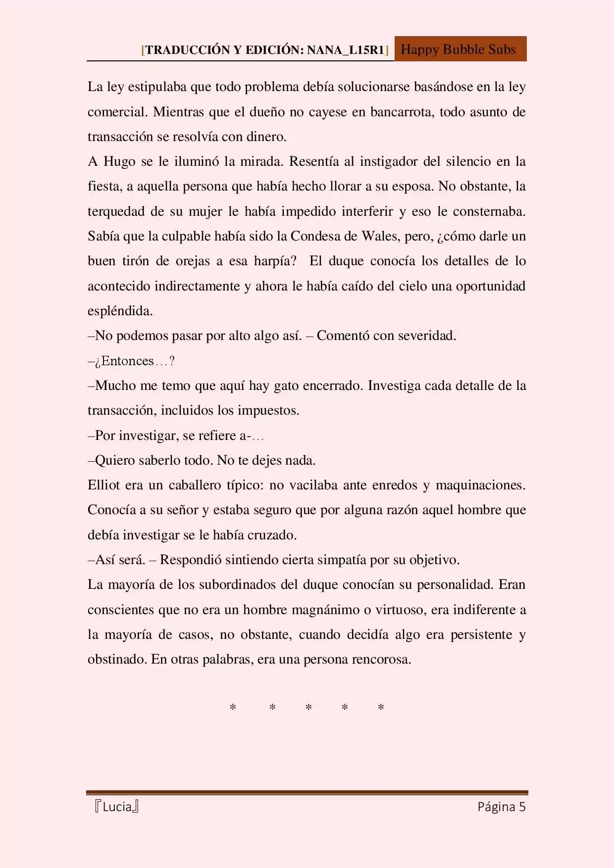 Lucia (Novela) - Capítulo 48 - Página 5 - LectorTMOo