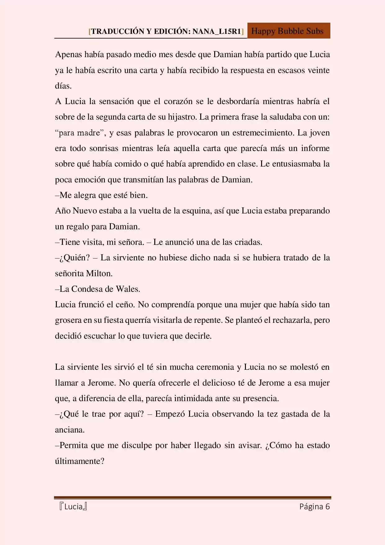 Lucia (Novela) - Capítulo 48 - Página 6 - LectorTMOo