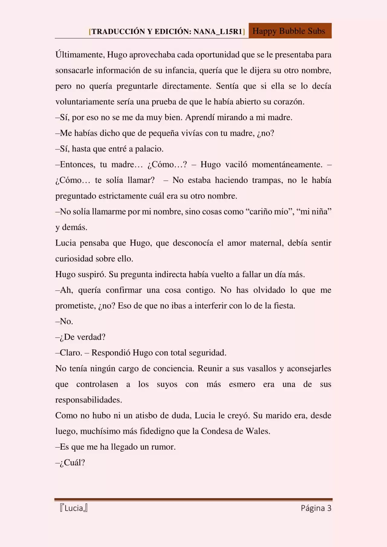 Lucia (Novela) - Capítulo 49 - Página 3 - LectorTMOo