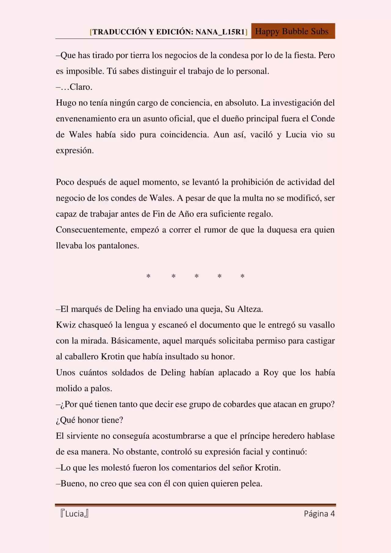 Lucia (Novela) - Capítulo 49 - Página 4 - LectorTMOo