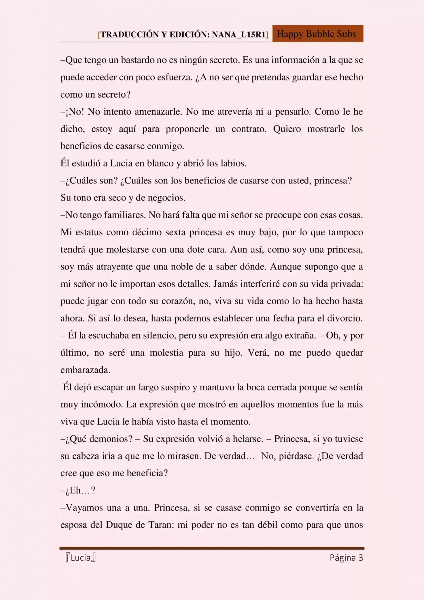 Lucia (Novela) - Capítulo 5 - Página 3 - LectorTMOo