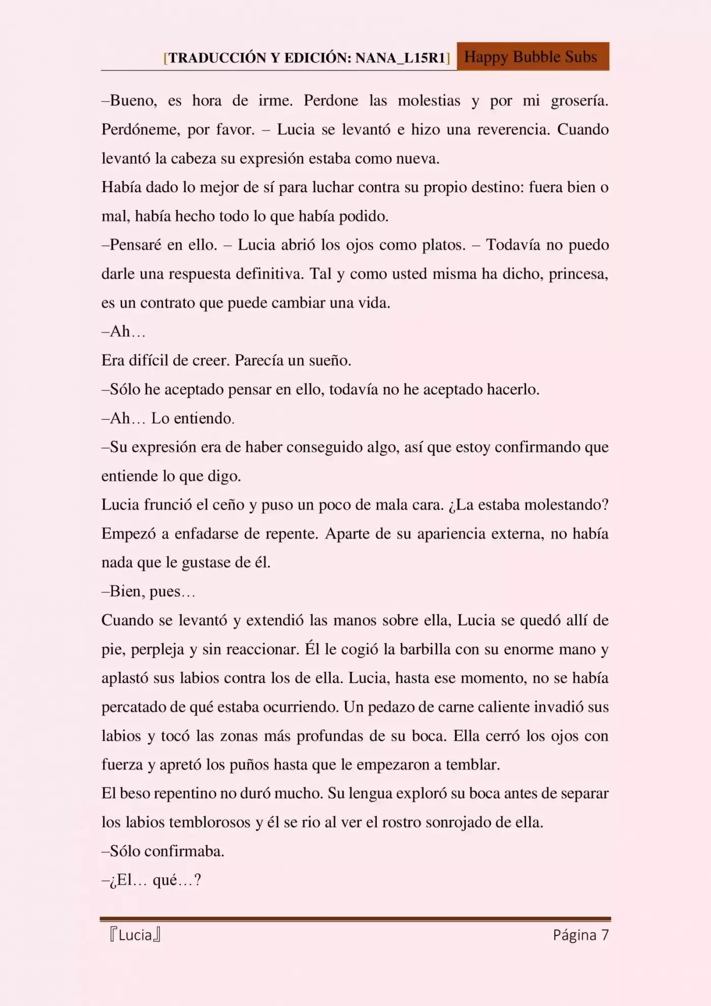 Lucia (Novela) - Capítulo 5 - Página 7 - LectorTMOo