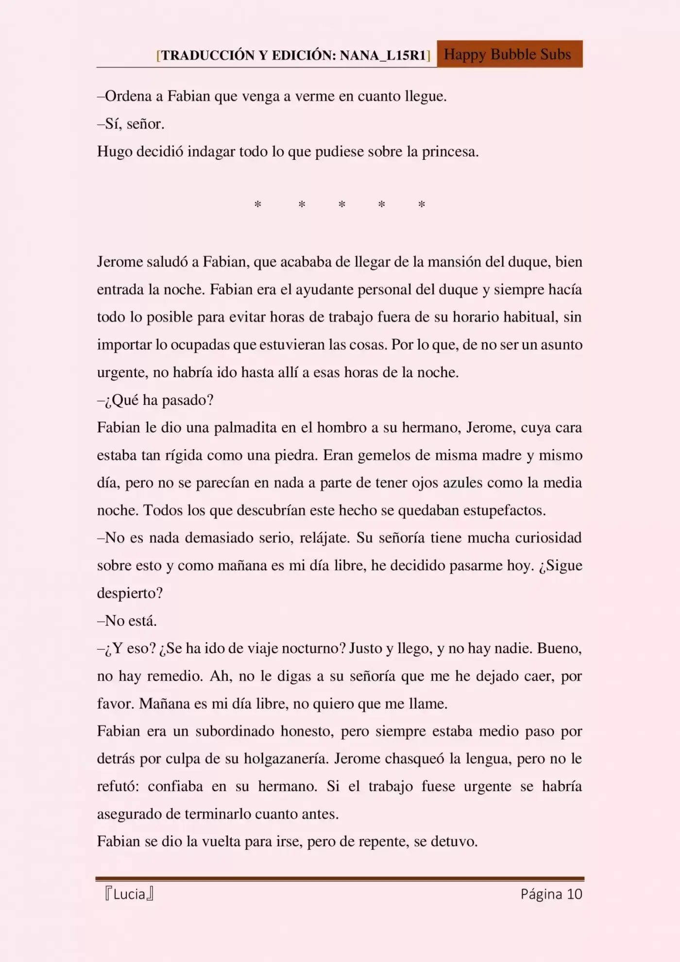 Lucia (Novela) - Capítulo 5 - Página 10 - LectorTMOo