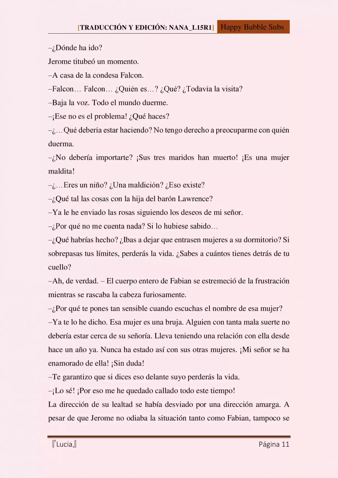 Lucia (Novela) - Capítulo 5 - Página 11 - LectorTMOo