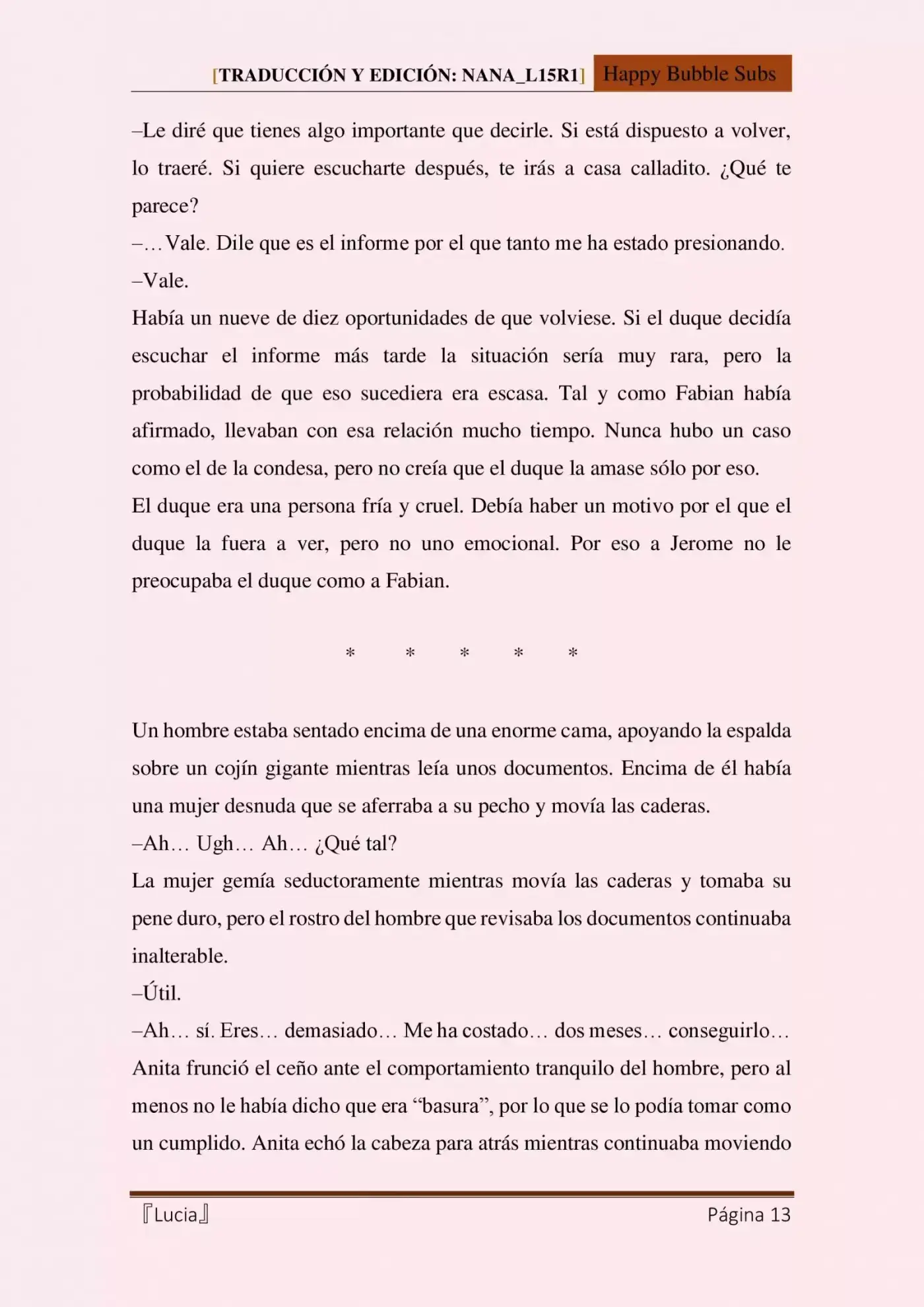 Lucia (Novela) - Capítulo 5 - Página 13 - LectorTMOo