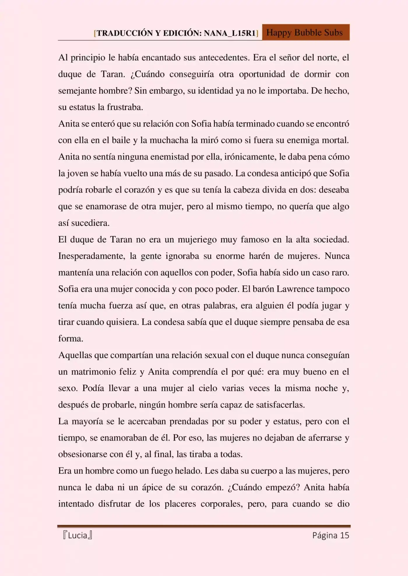 Lucia (Novela) - Capítulo 5 - Página 15 - LectorTMOo