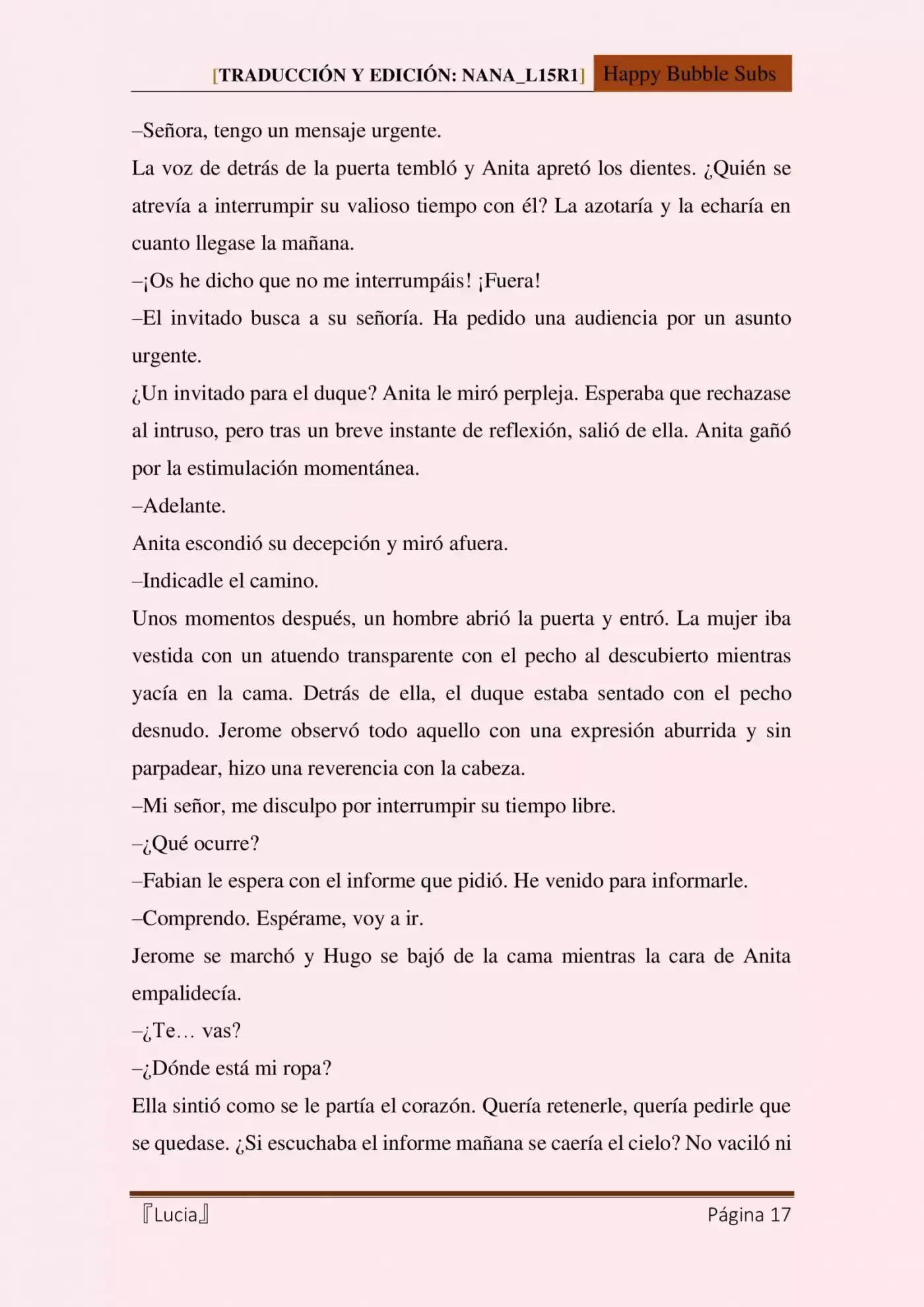 Lucia (Novela) - Capítulo 5 - Página 17 - LectorTMOo