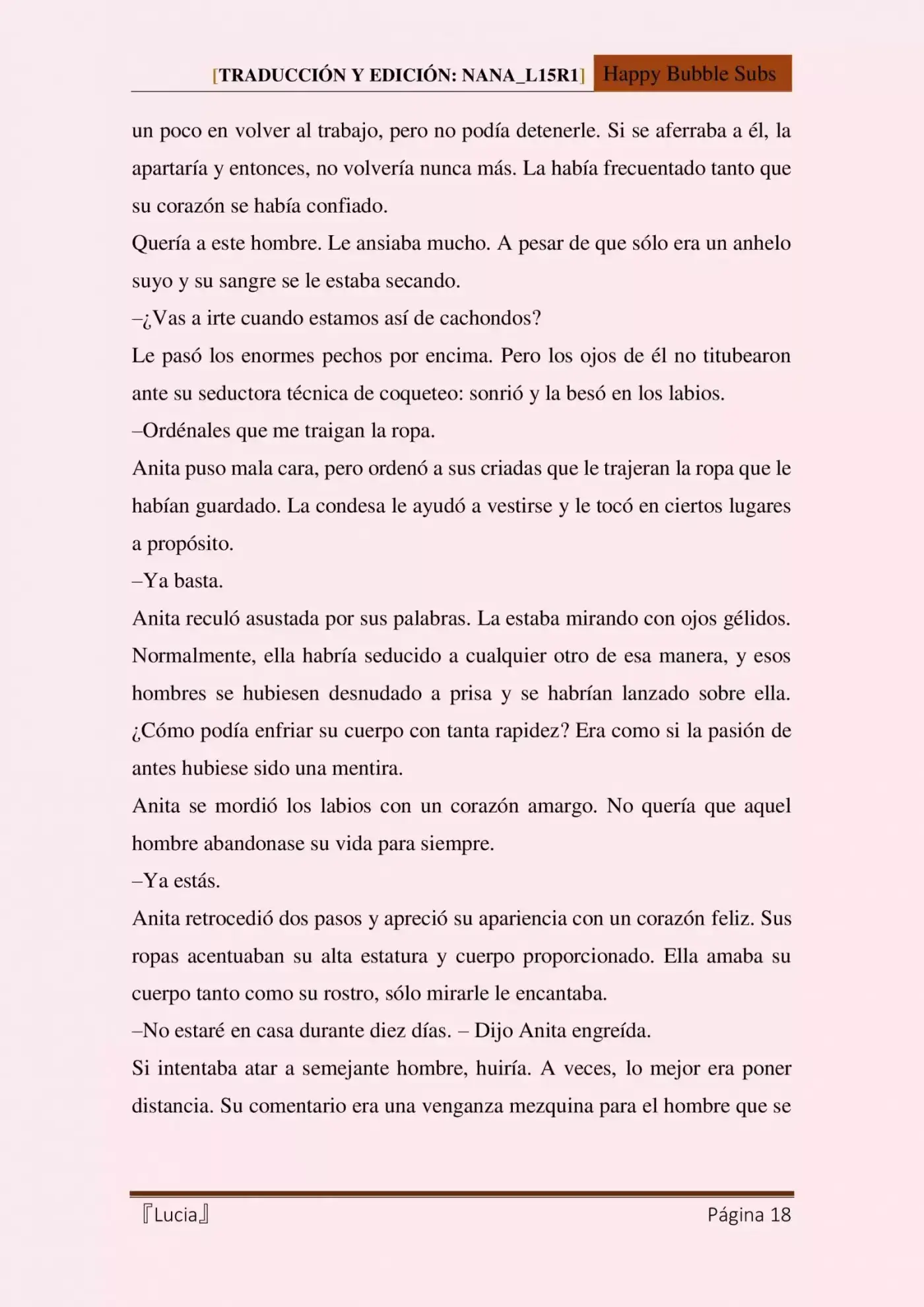 Lucia (Novela) - Capítulo 5 - Página 18 - LectorTMOo