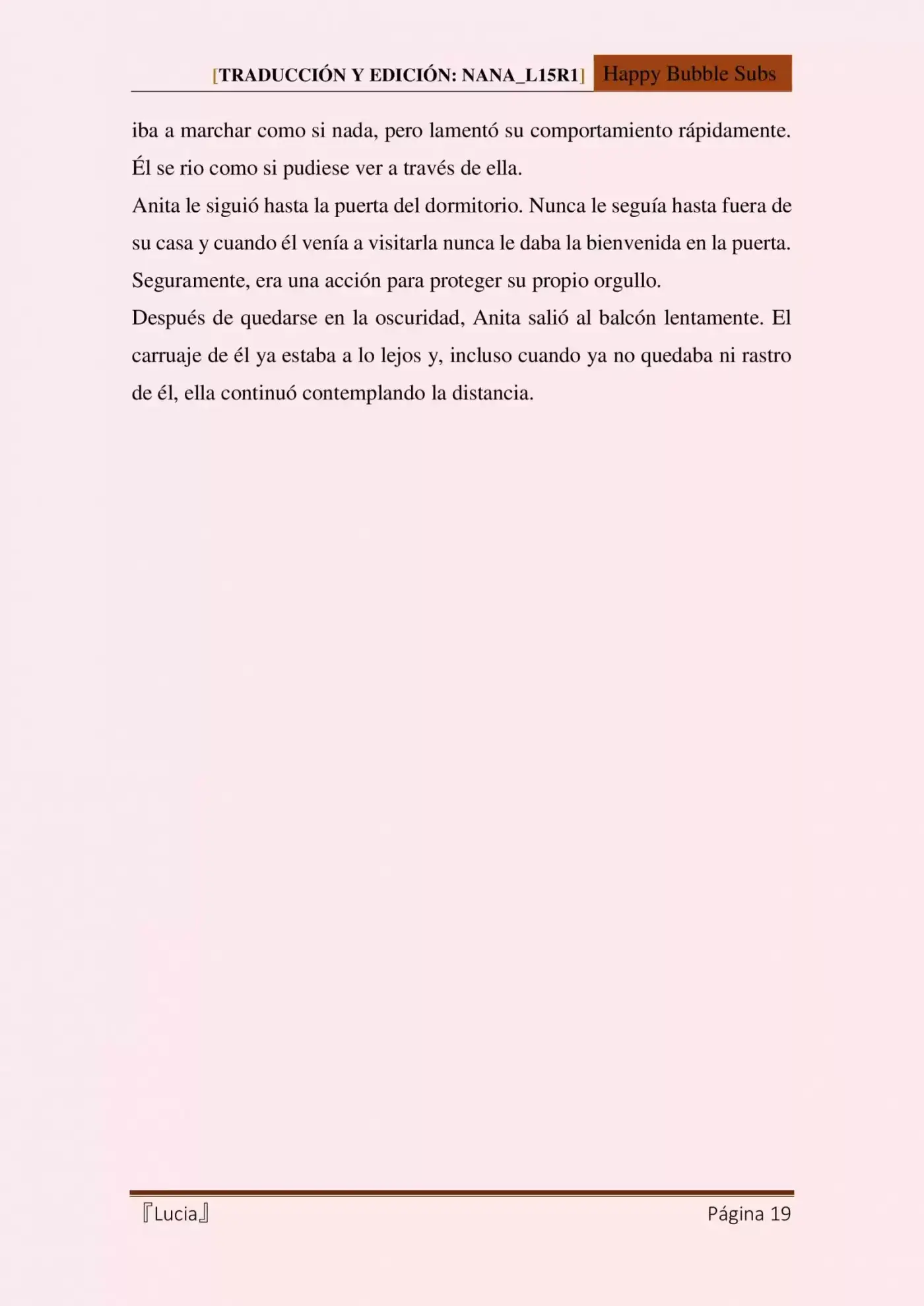 Lucia (Novela) - Capítulo 5 - Página 19 - LectorTMOo