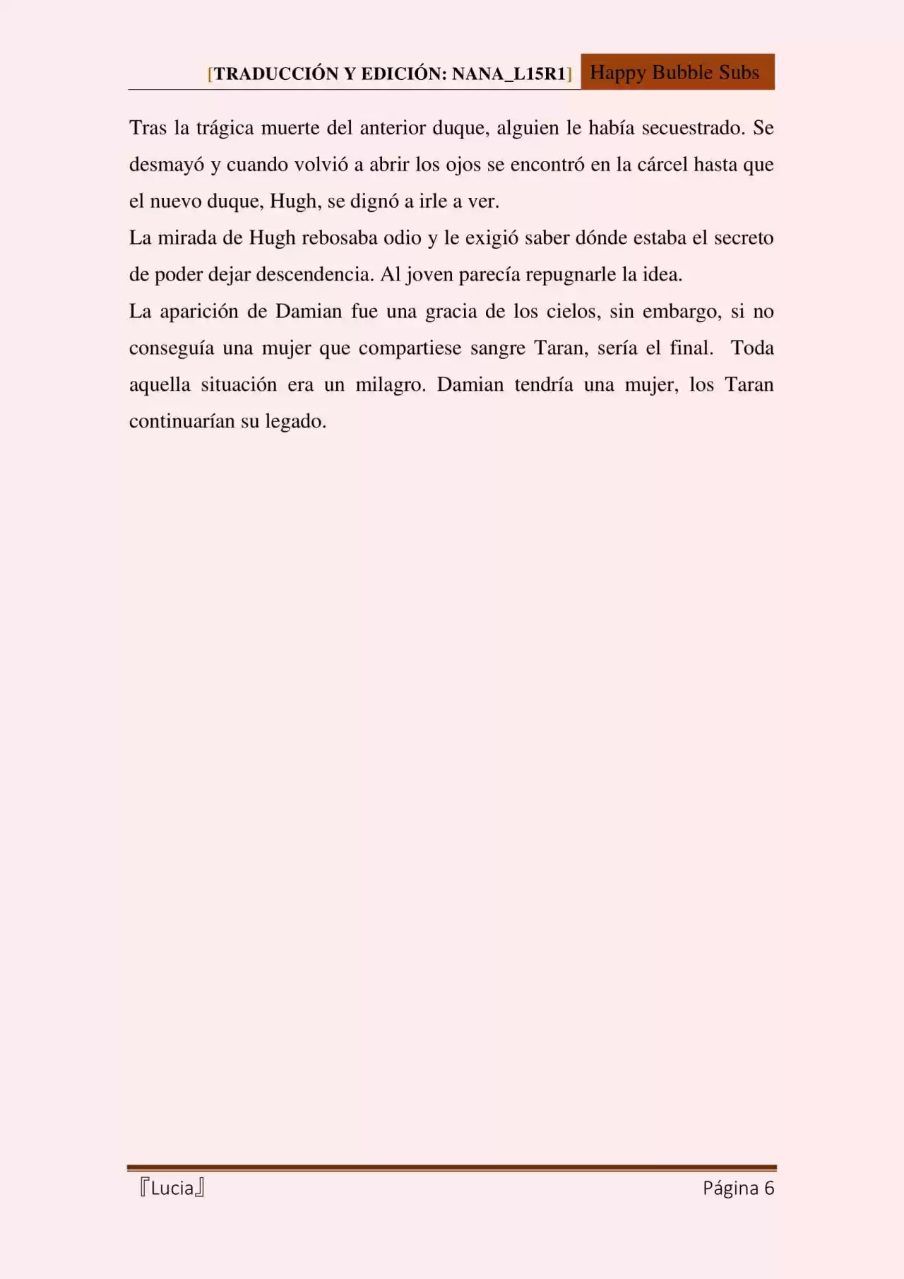 Lucia (Novela) - Capítulo 50 - Página 6 - LectorTMOo