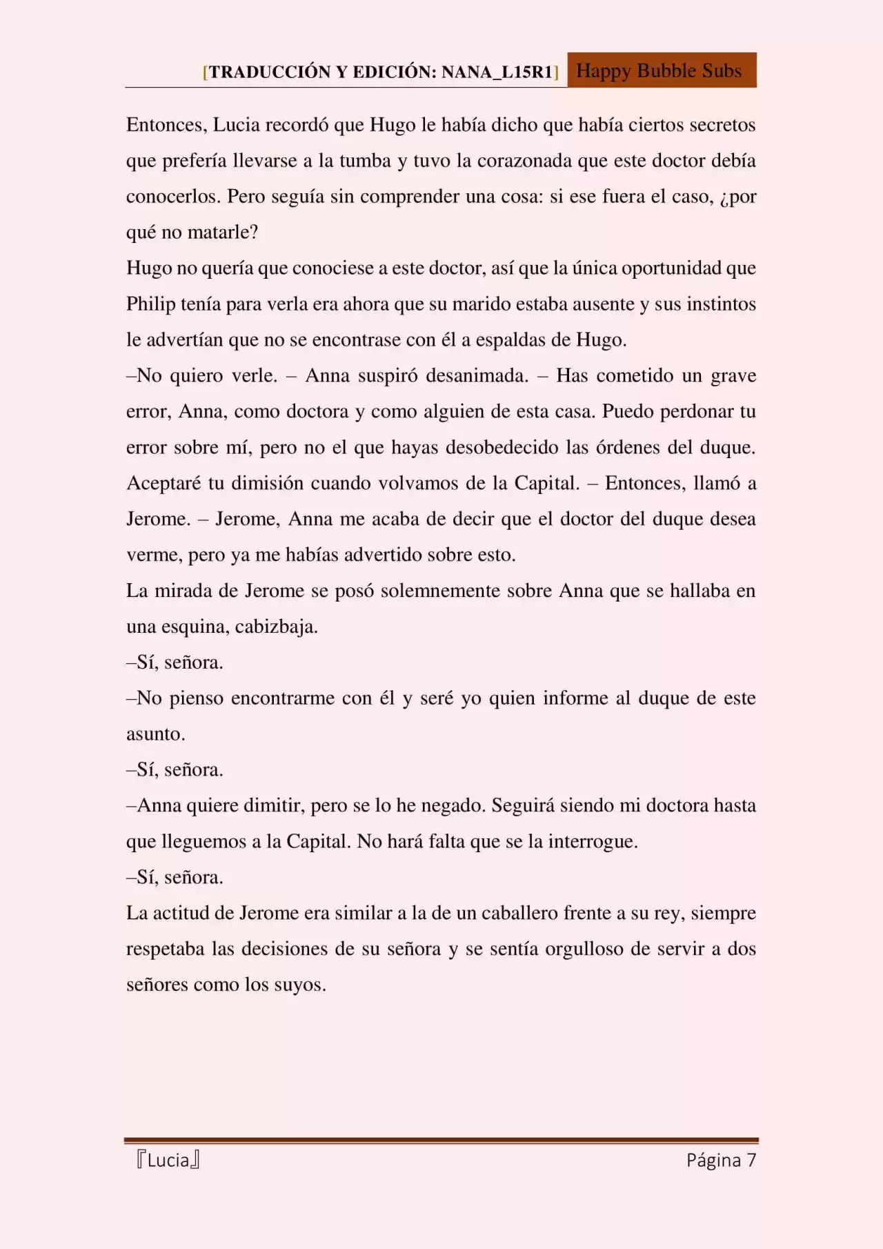 Lucia (Novela) - Capítulo 51 - Página 7 - LectorTMOo